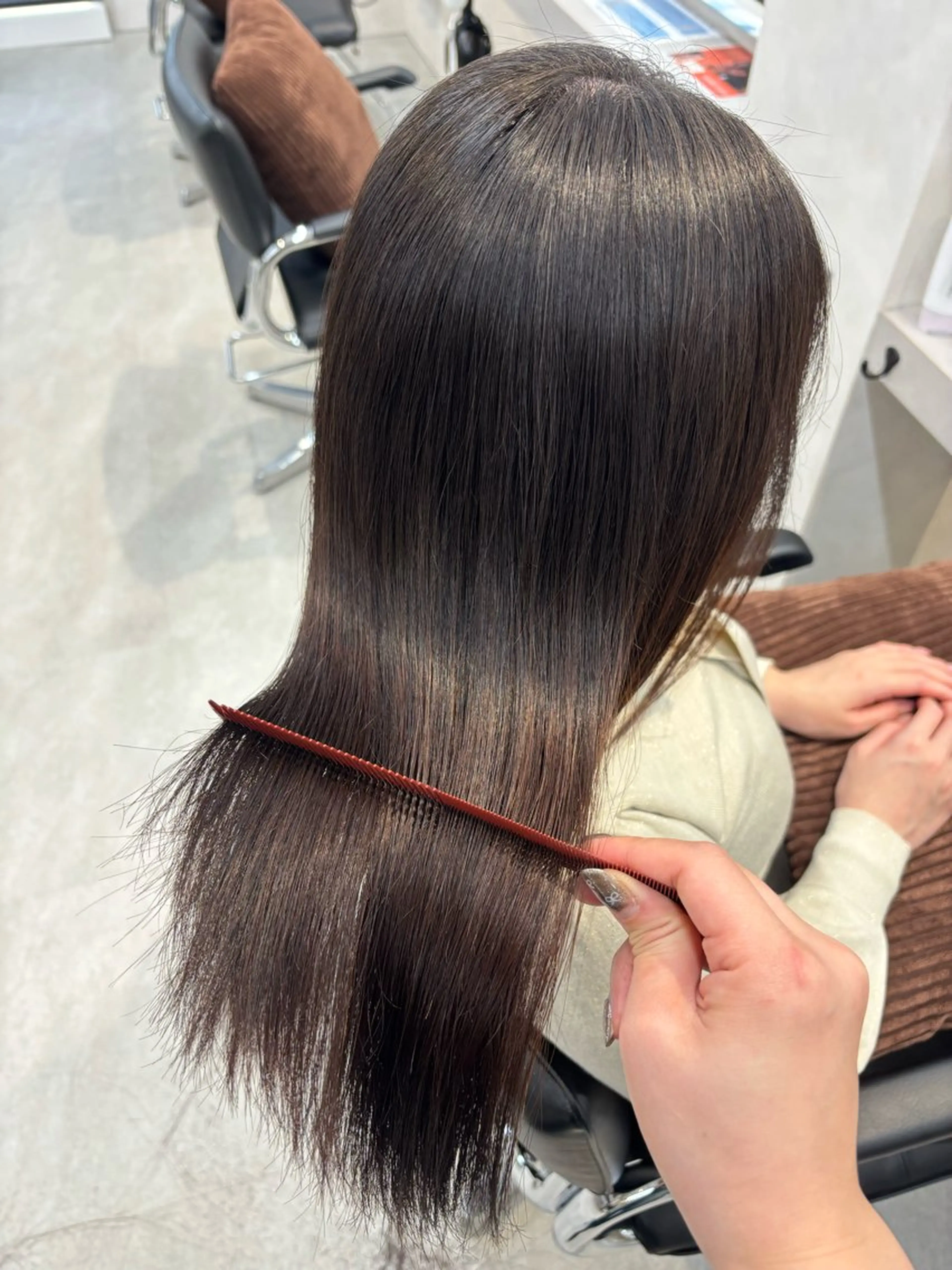 ロング yoshino /ナチュラル縮毛のヘアスタイル