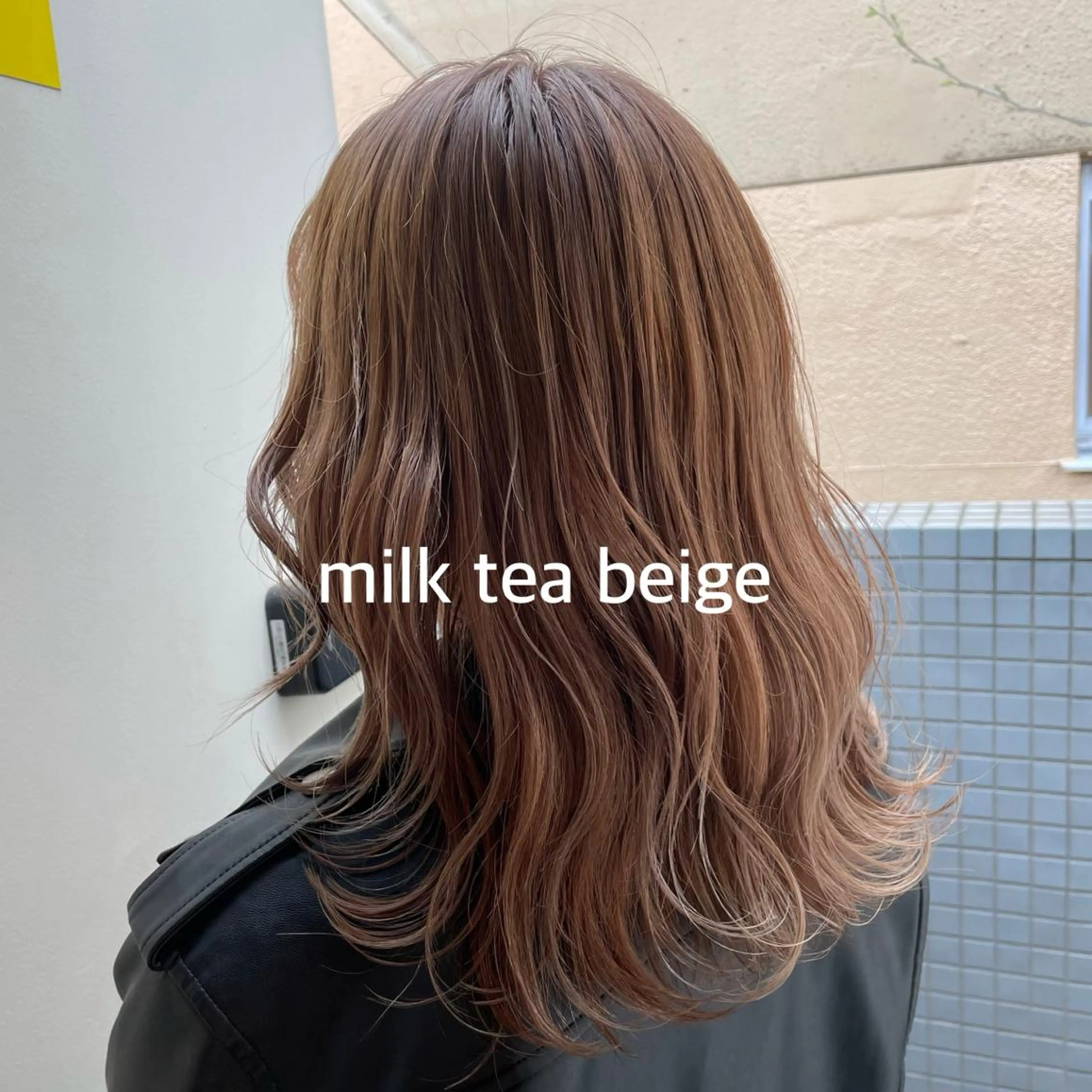 セミロング ヘアカラー トリートメント 暖色カラー推し/ トヤエリコのヘアスタイル