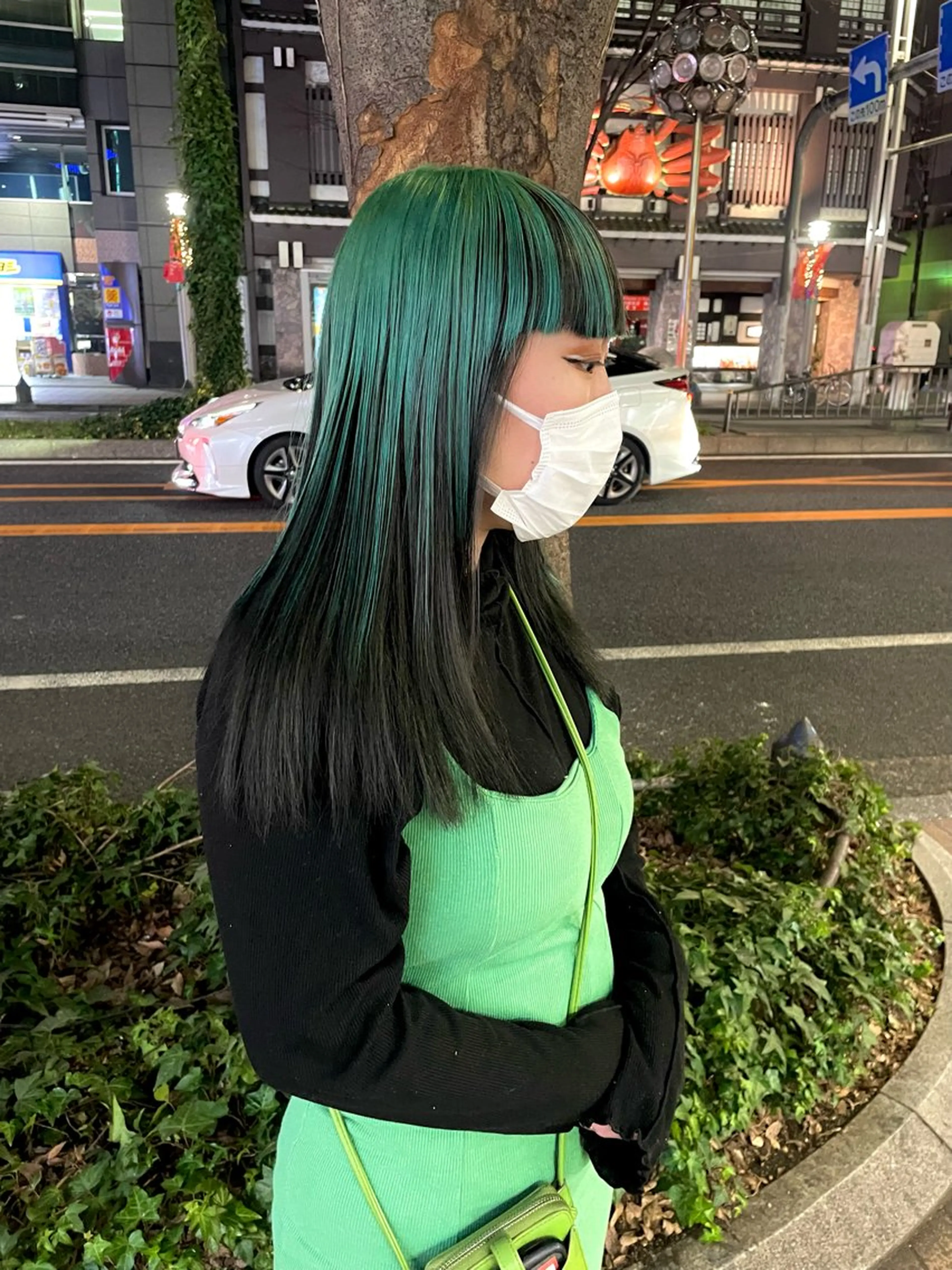 セミロング カラー ミユル/ 盛れるエクステ🎀✨のヘアスタイル