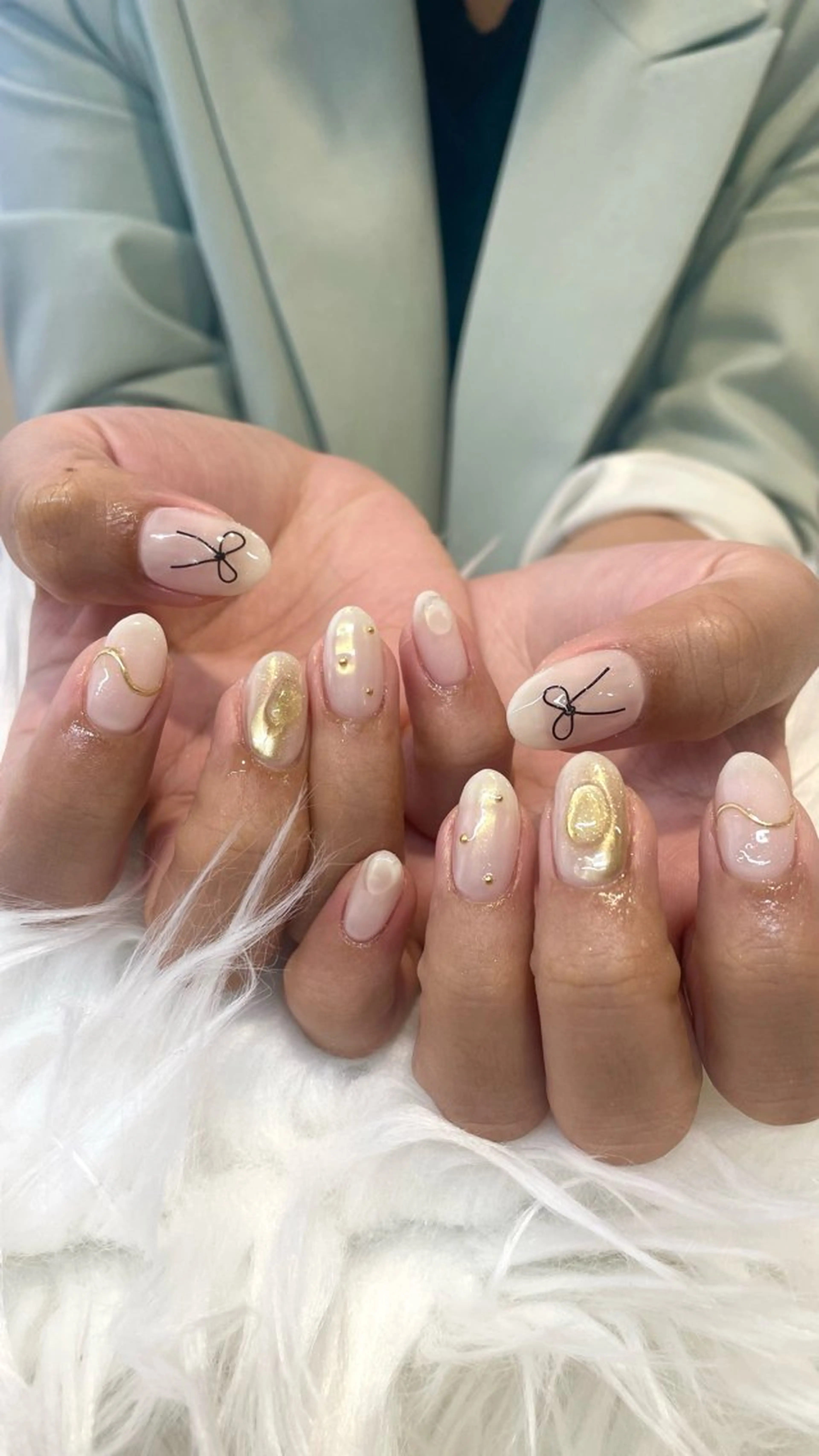 ネイル ハンドネイル 新井 ひなののネイルデザイン