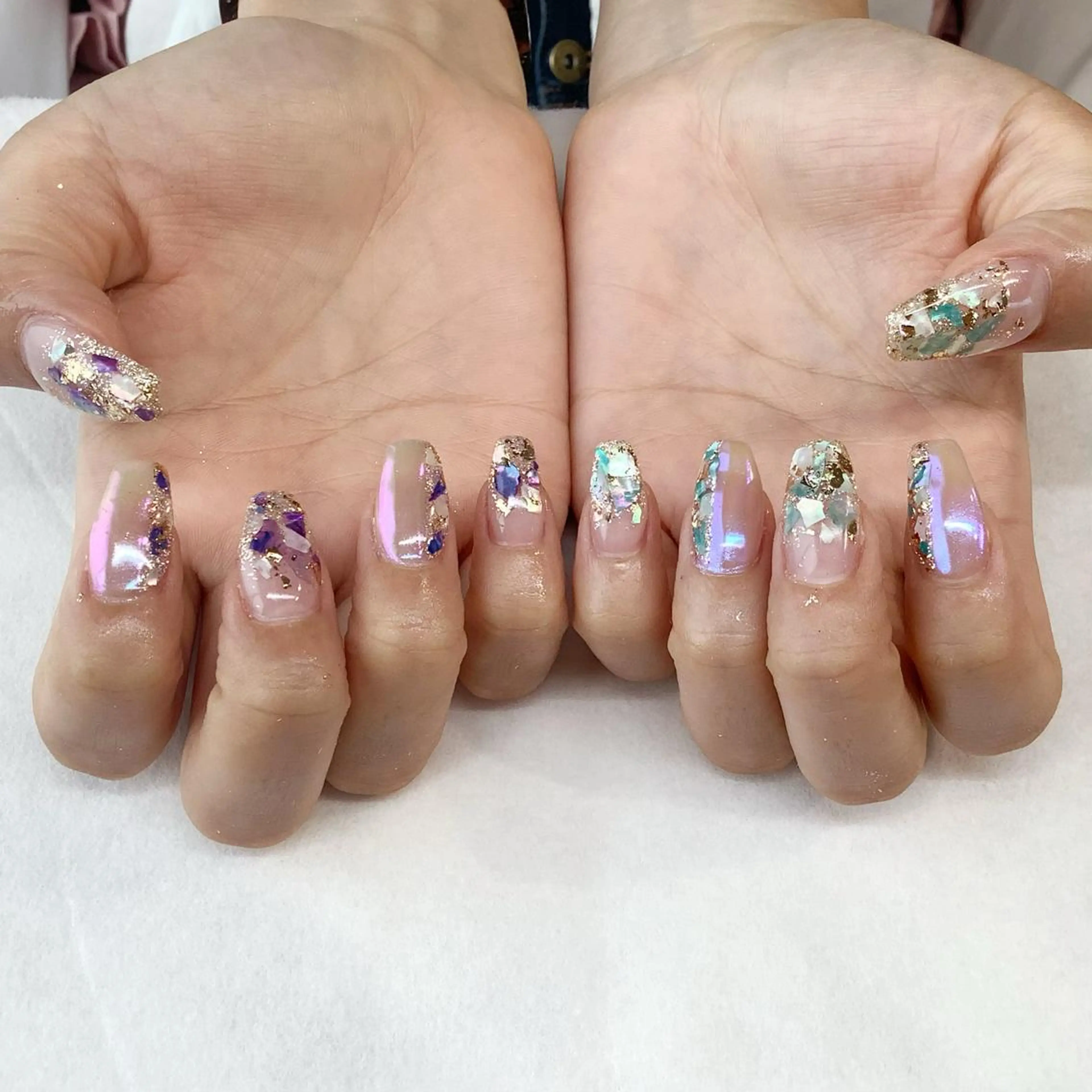 ネイル ハンドネイル 💎🐰 saki. m 🐰💎のネイルデザイン