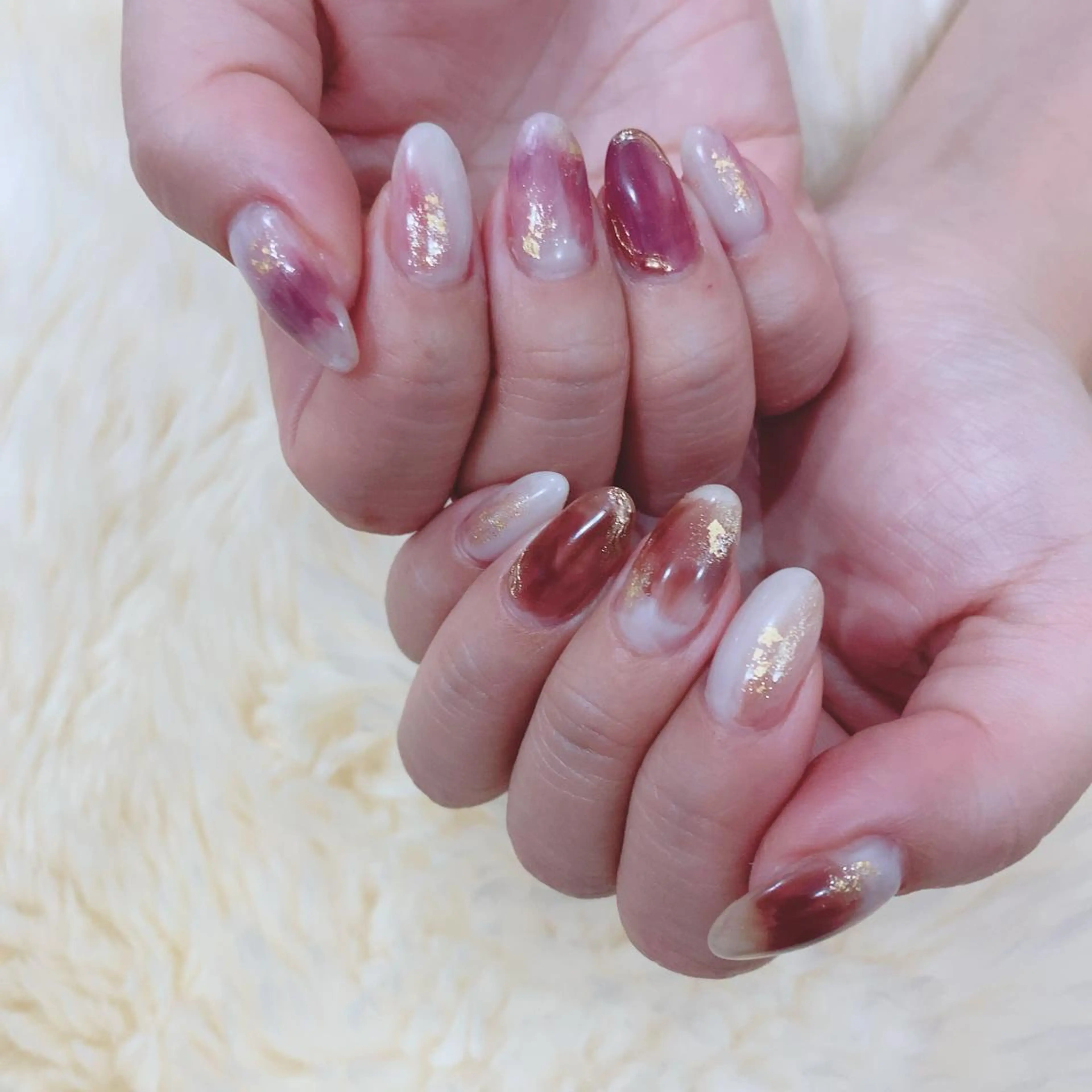 ネイル ミラーネイル ハンドネイル SOL NAILのネイルデザイン