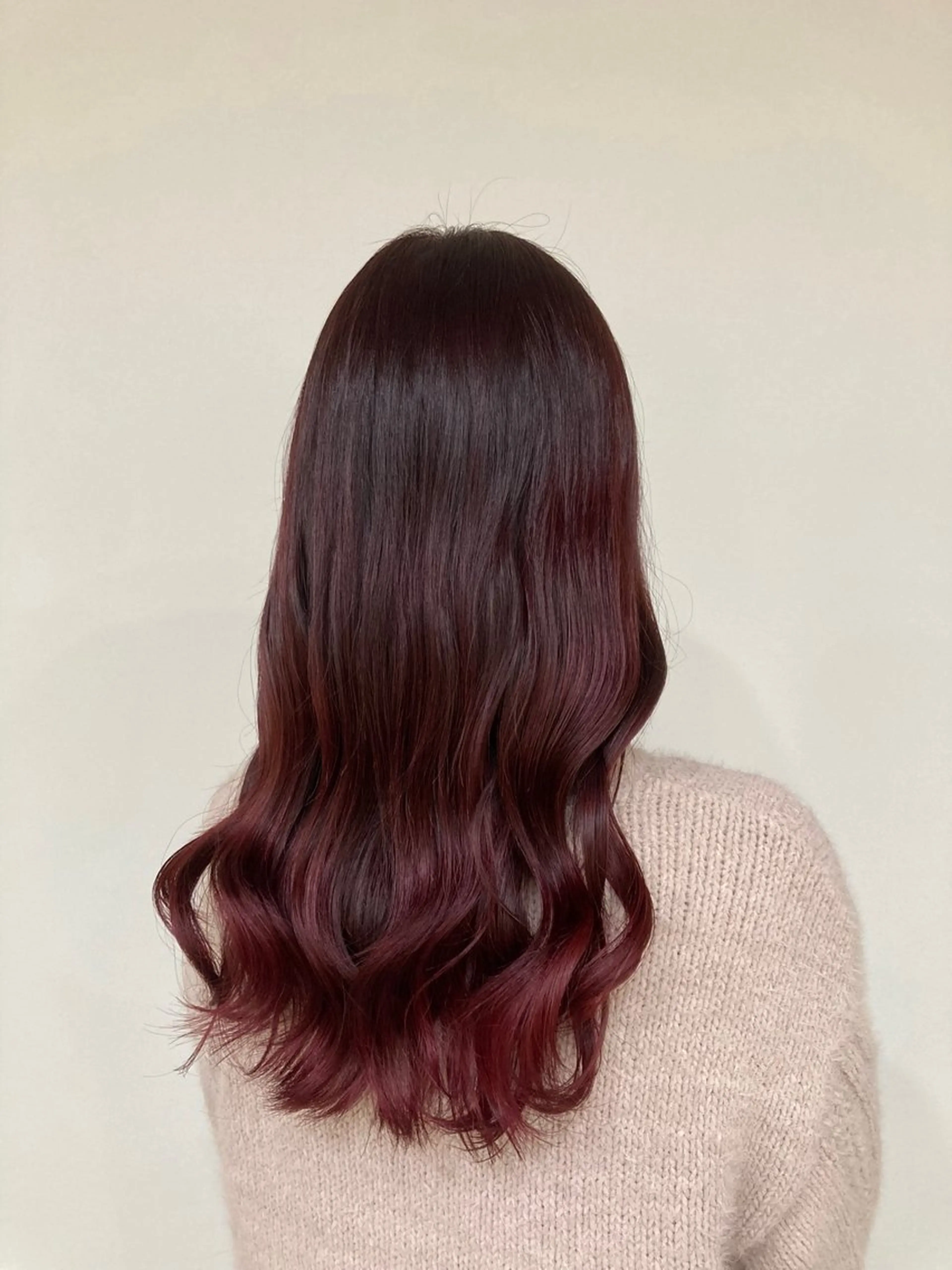 ロング カラー ヘアアレンジ ブリーチ ブリーチなしカラー ピンクカラー レッドカラー ロング ヘアカラー 海琉/ハイトーン/ 透明感カラー💛のヘアスタイル