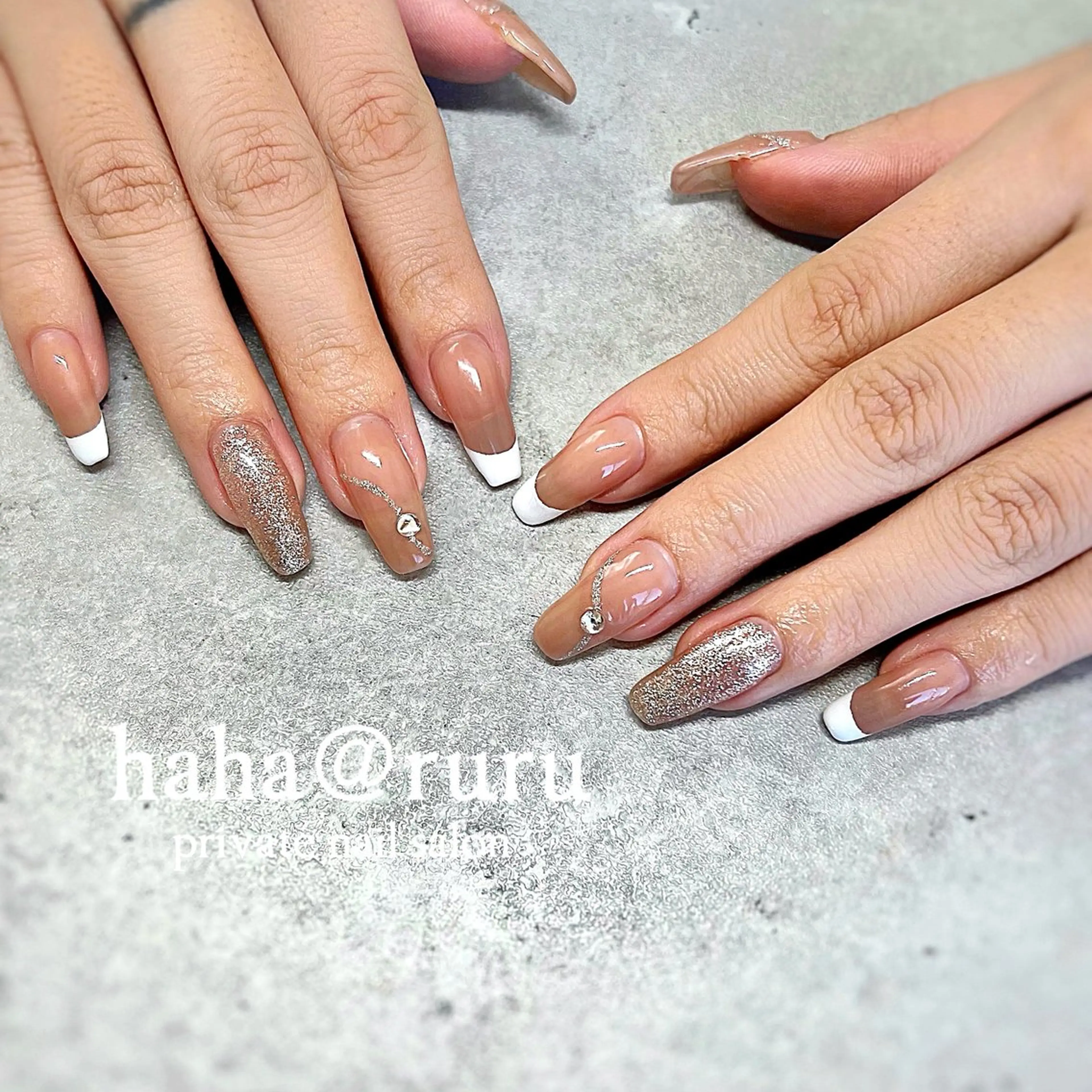 ネイル 持ち込み haha@ ruruのネイルデザイン