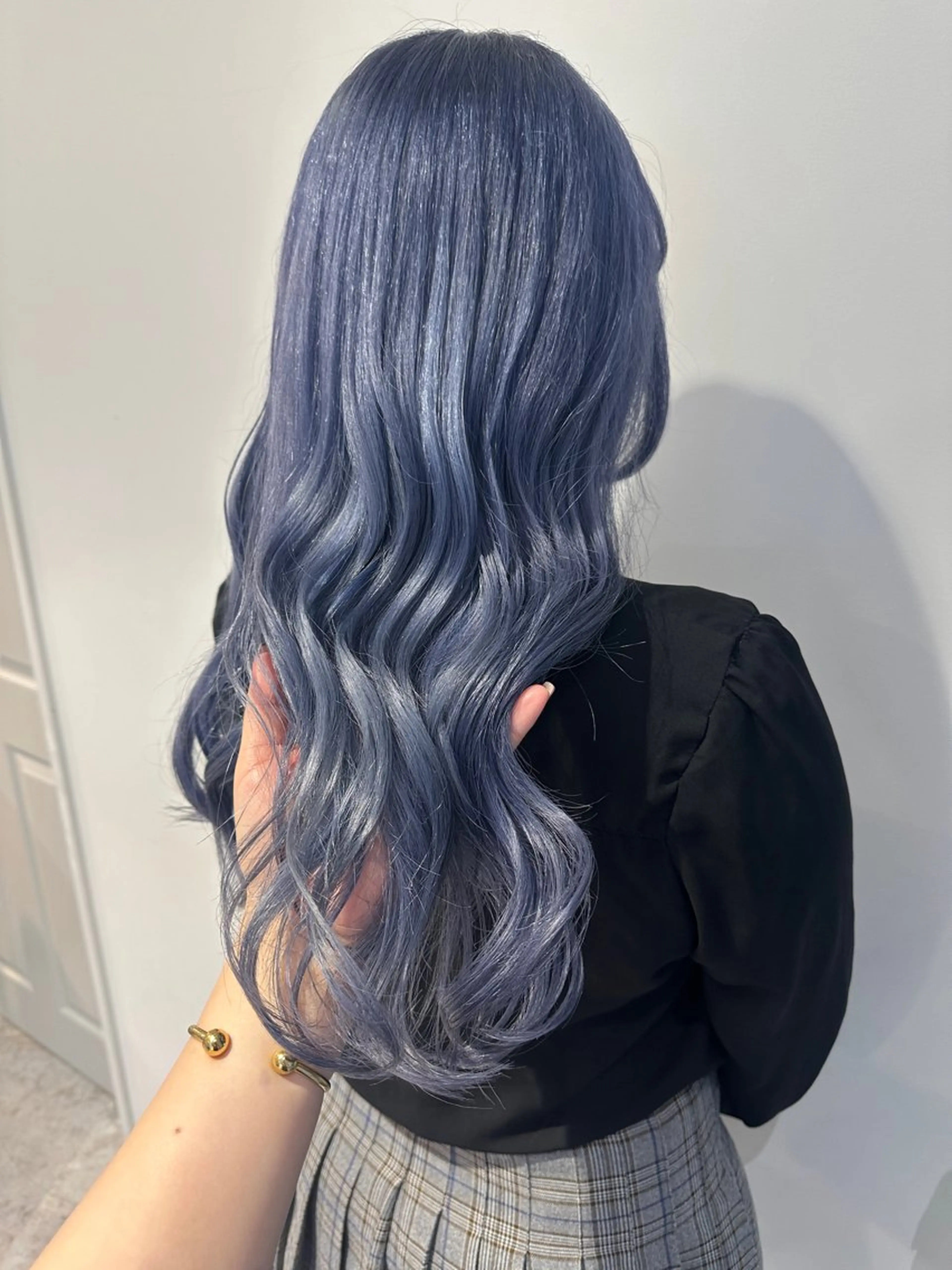 ロング カラー ブリーチ ヘアカラー 唐澤 千尋のヘアスタイル