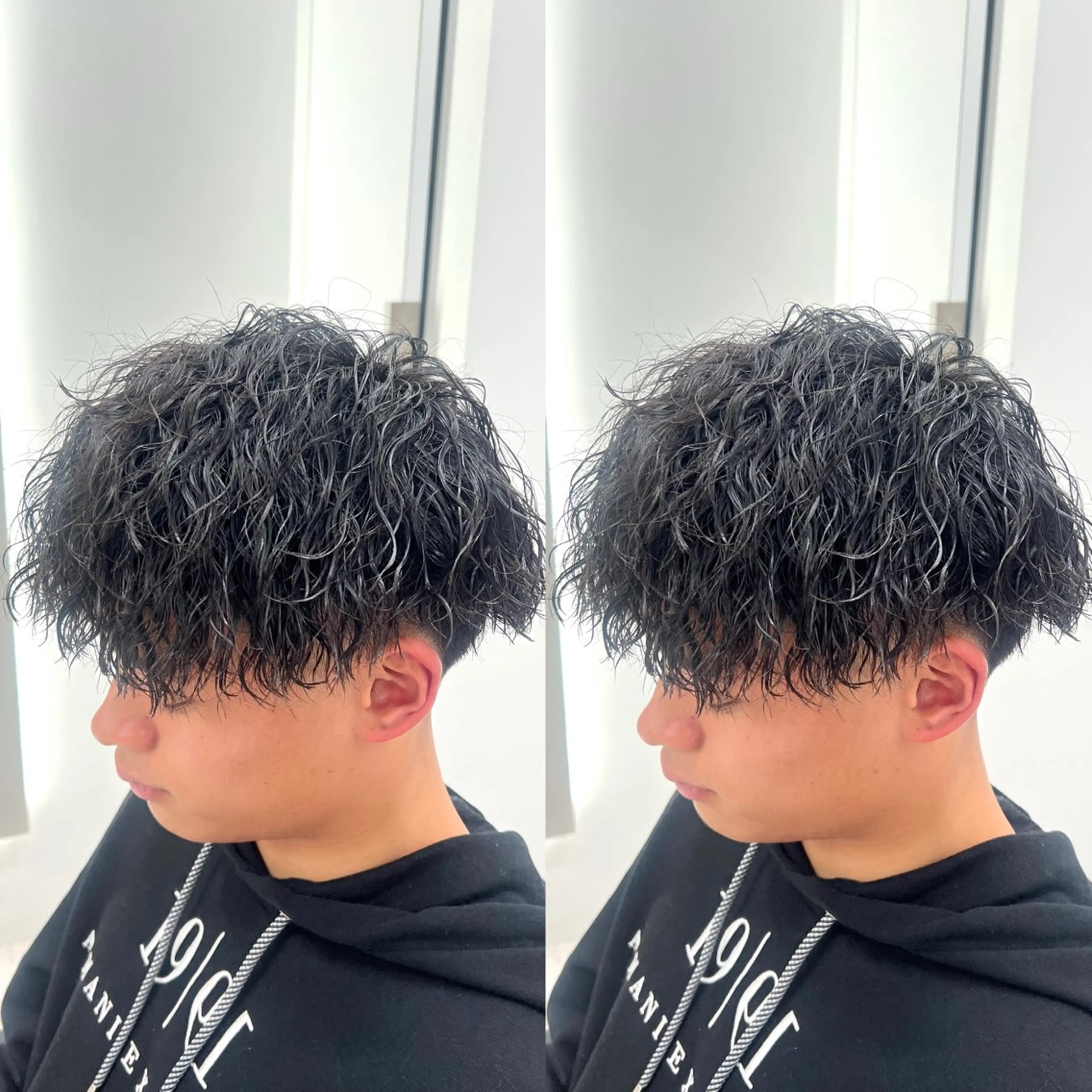 ショート パーマ ツイスパ/シャドウ 矢吹俊大郎のヘアスタイル