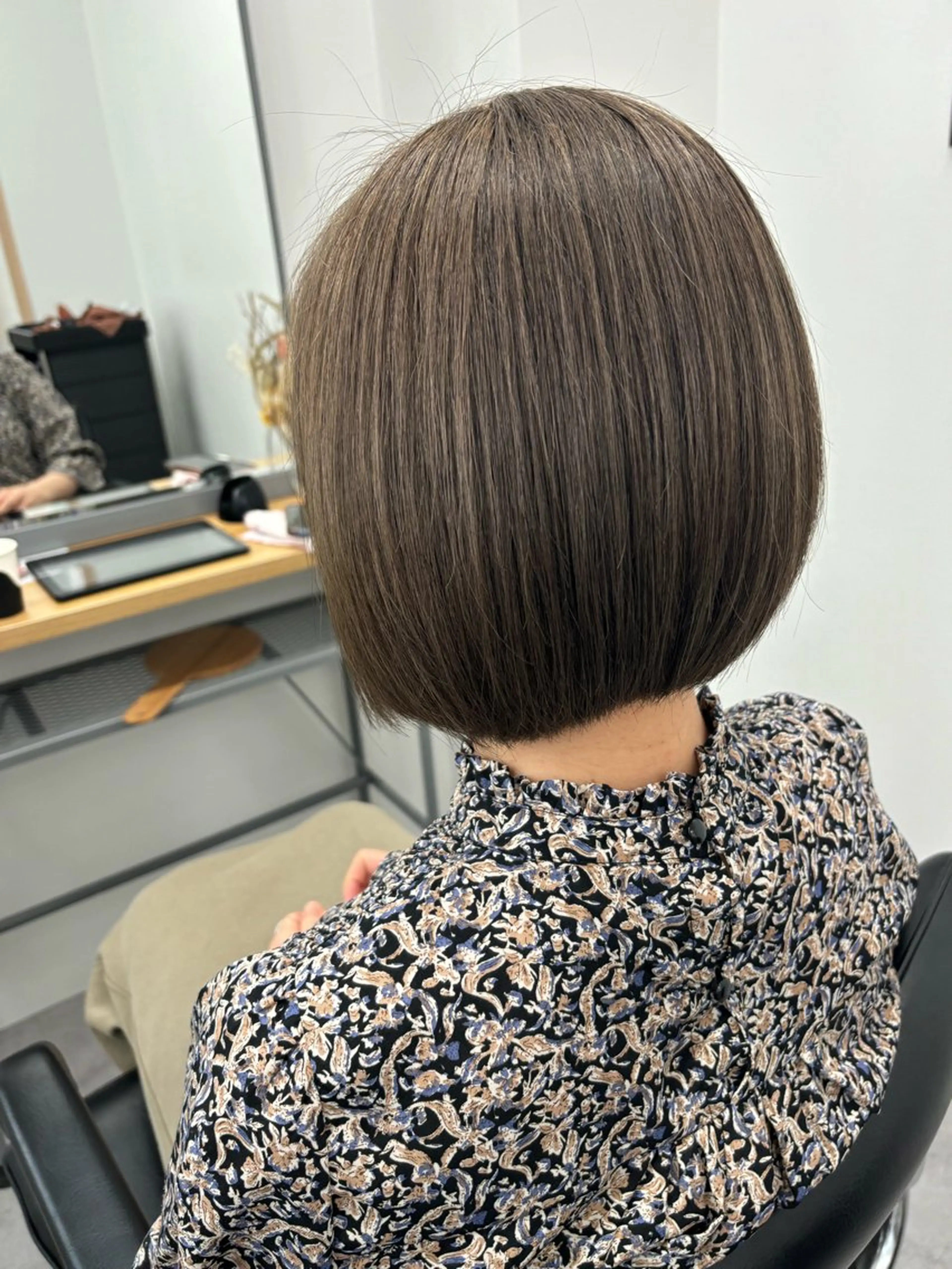 ショート カット ヘアカラー トリートメント 難波/白髪ぼかし/ KAORIのヘアスタイル