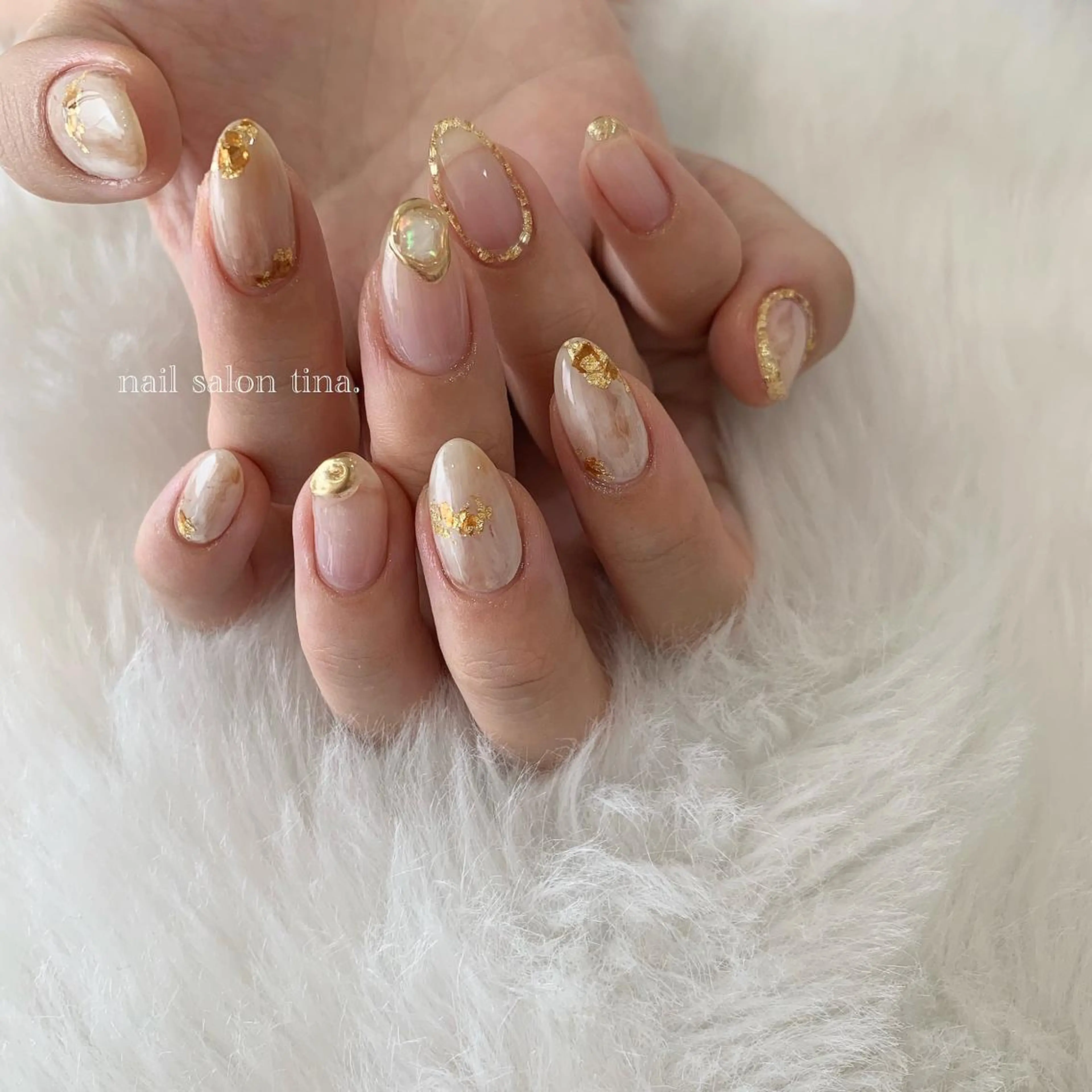 ネイル nail salon tina.所属・中山 はづきのネイルデザイン