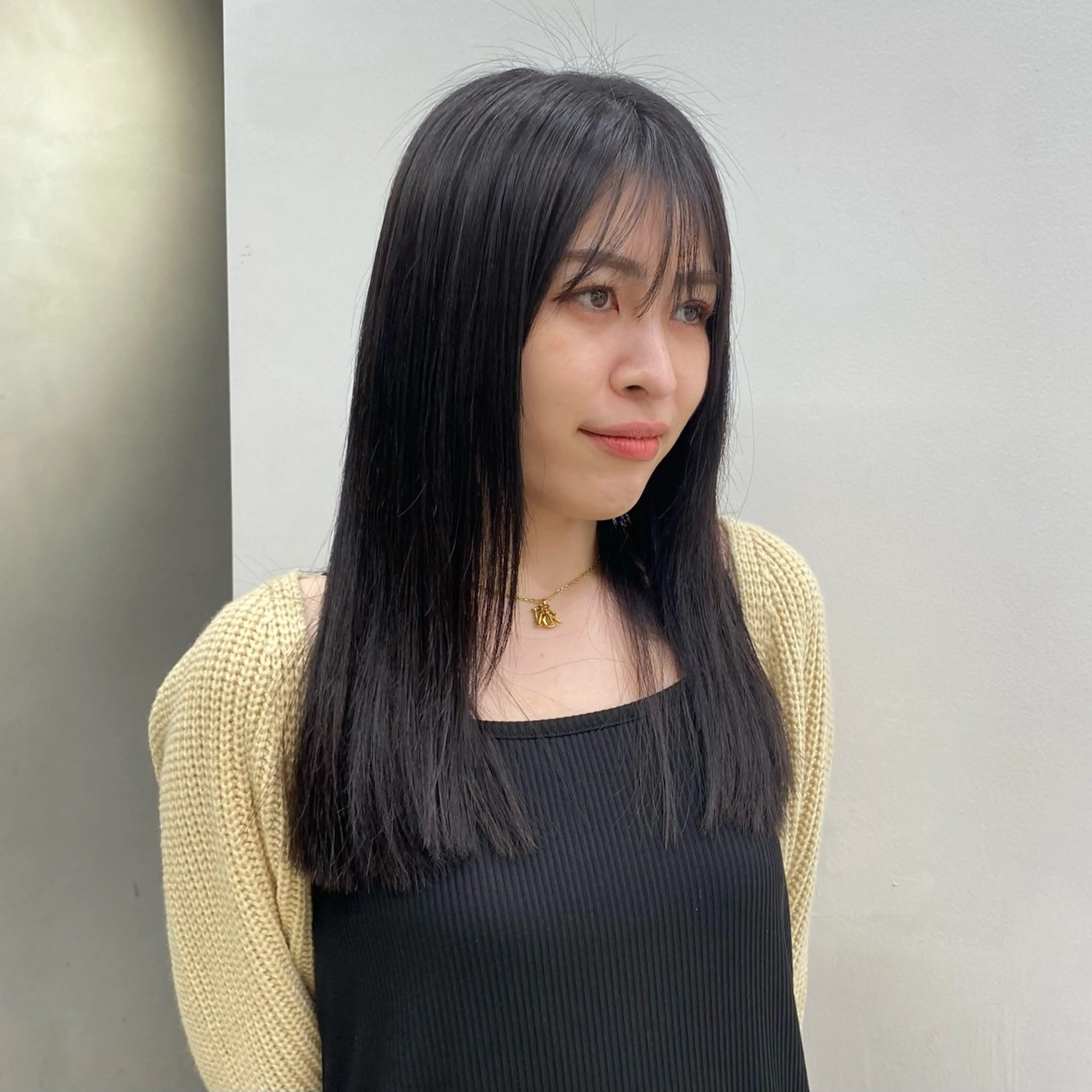 ロング カラー カット 縮毛矯正 トリートメント noa/ 渋谷のヘアスタイル