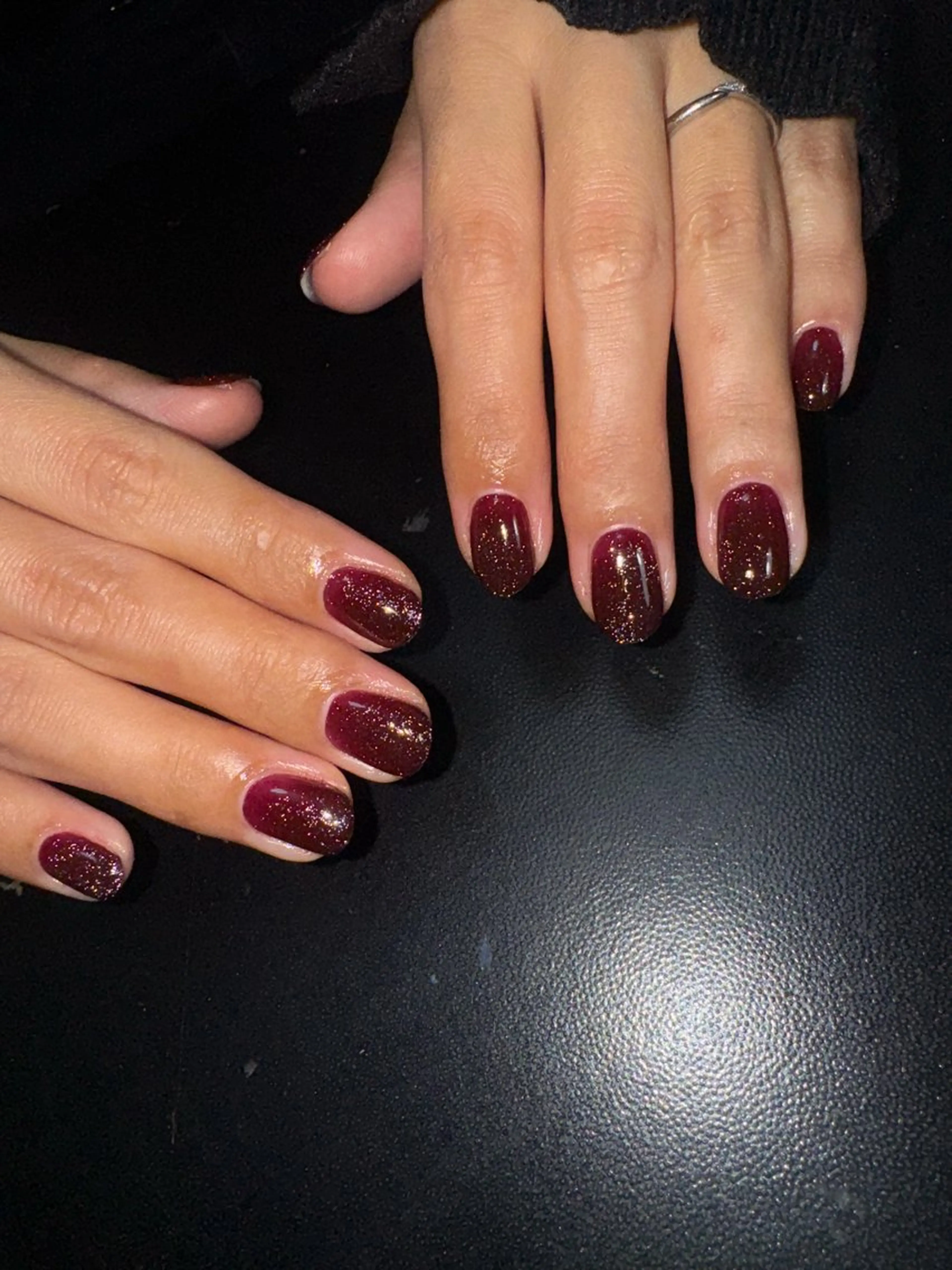 ネイル ボルドー ハンドネイル nail salon niuのネイルデザイン