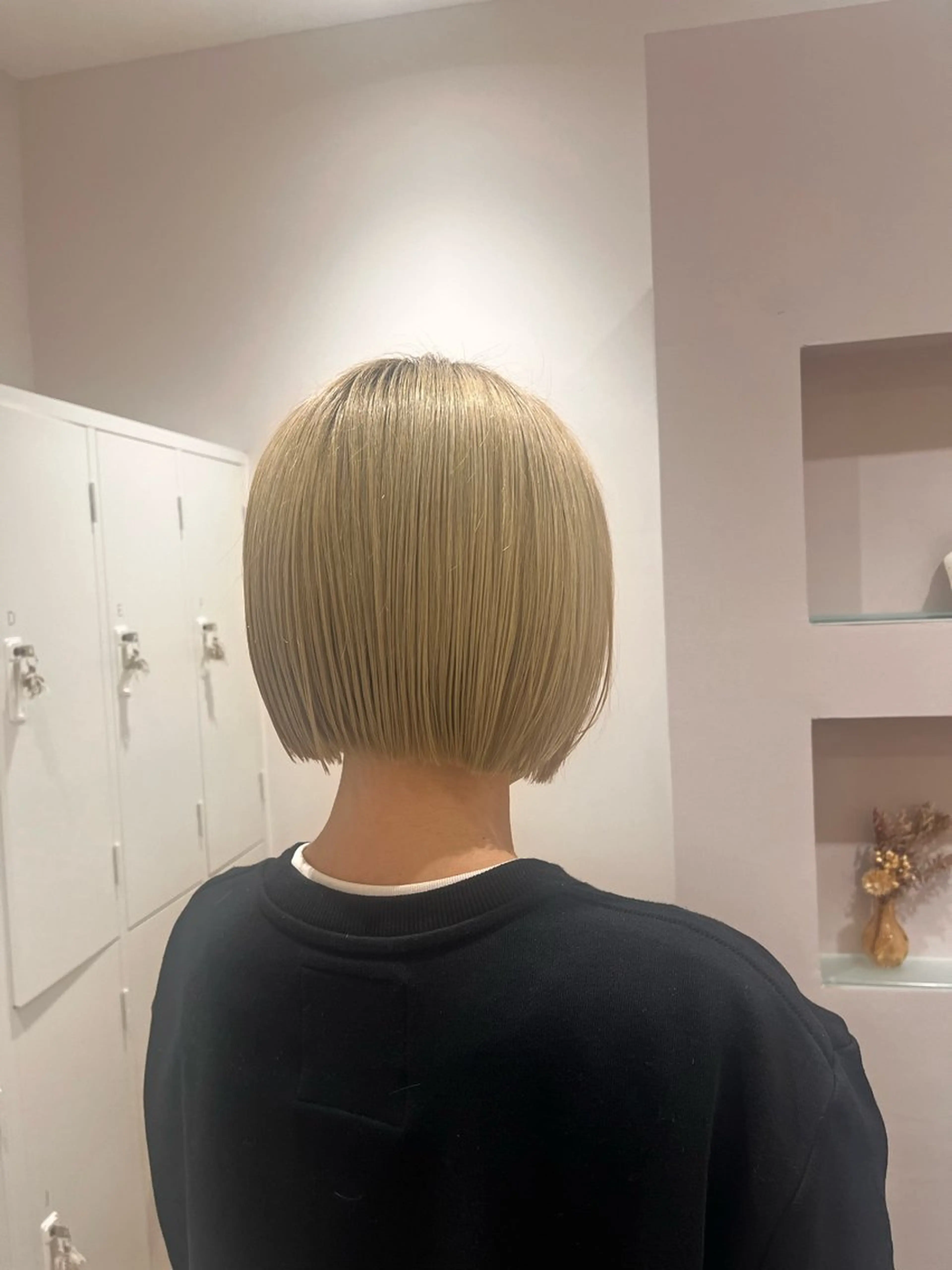 ショート 切りっぱなしボブ ボブ Rosierbleu 道正のヘアスタイル