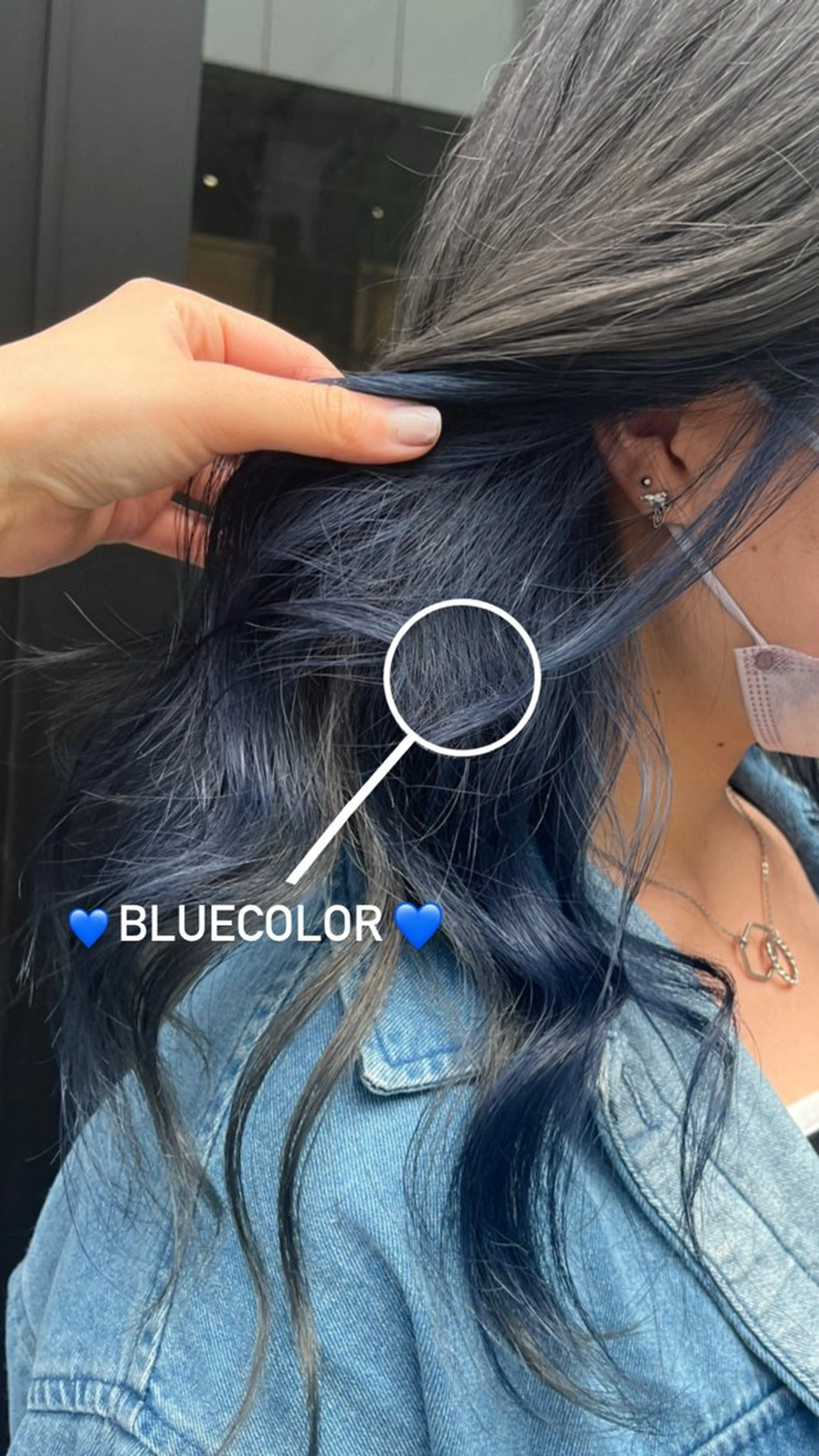 ミディアム カラー earth銀座 青山🩵のヘアスタイル