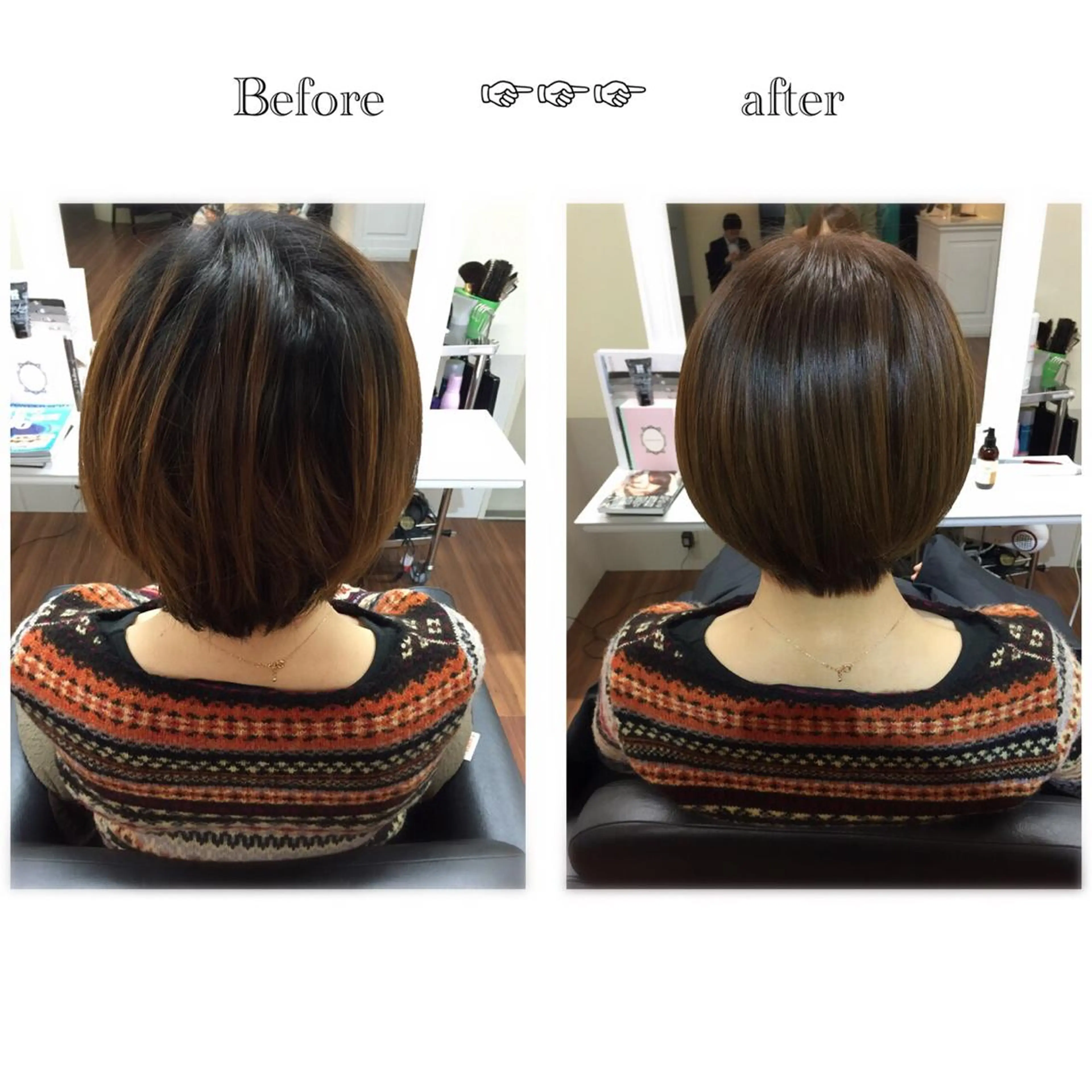 ショート カラー グレージュ ハイライトカラー ハイライト 成松 勇治のヘアスタイル