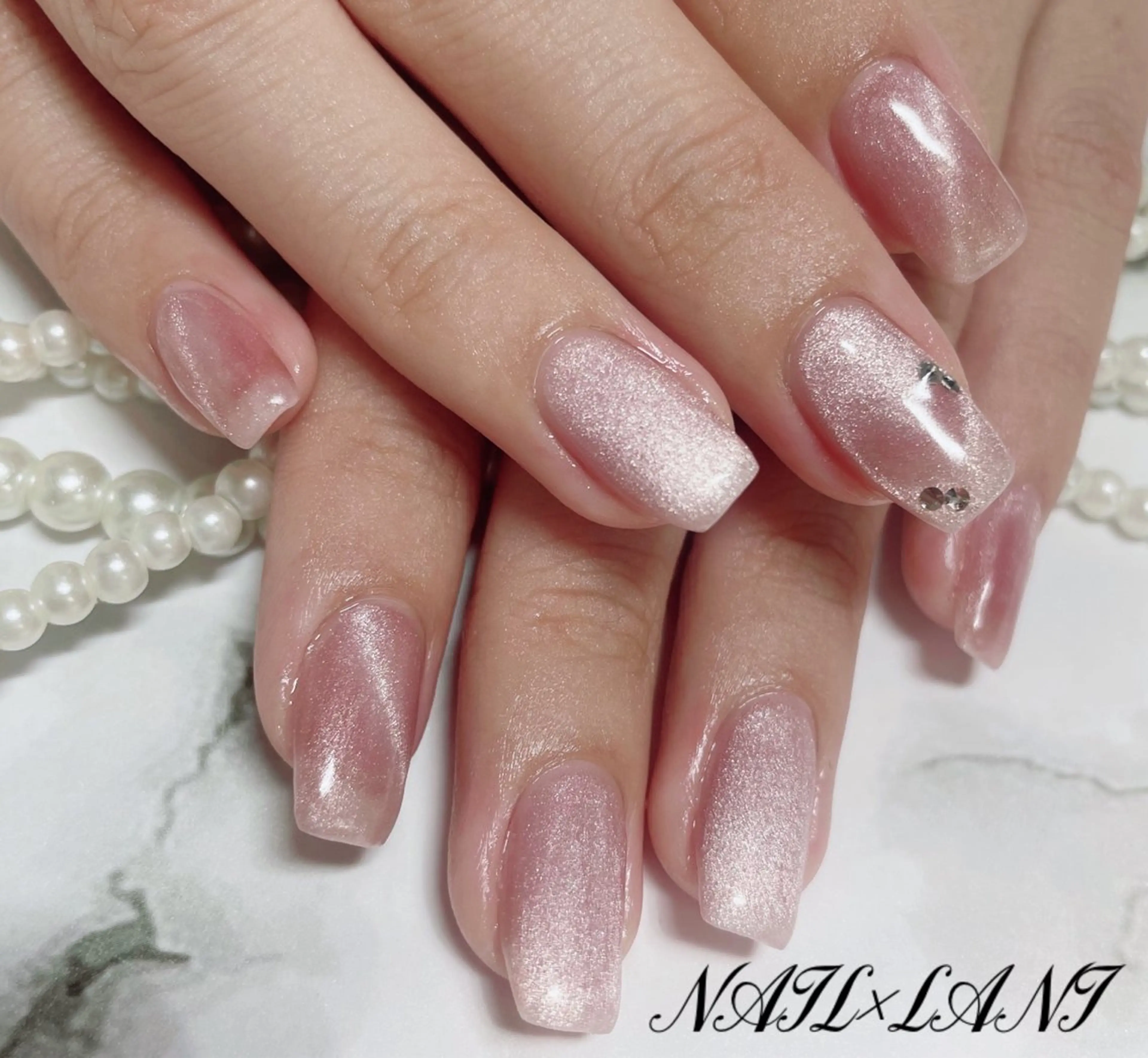 ネイル フットネイル ジェルネイル マグネットネイル パラジェル ハンドネイル 一之瀬 柚季のネイルデザイン