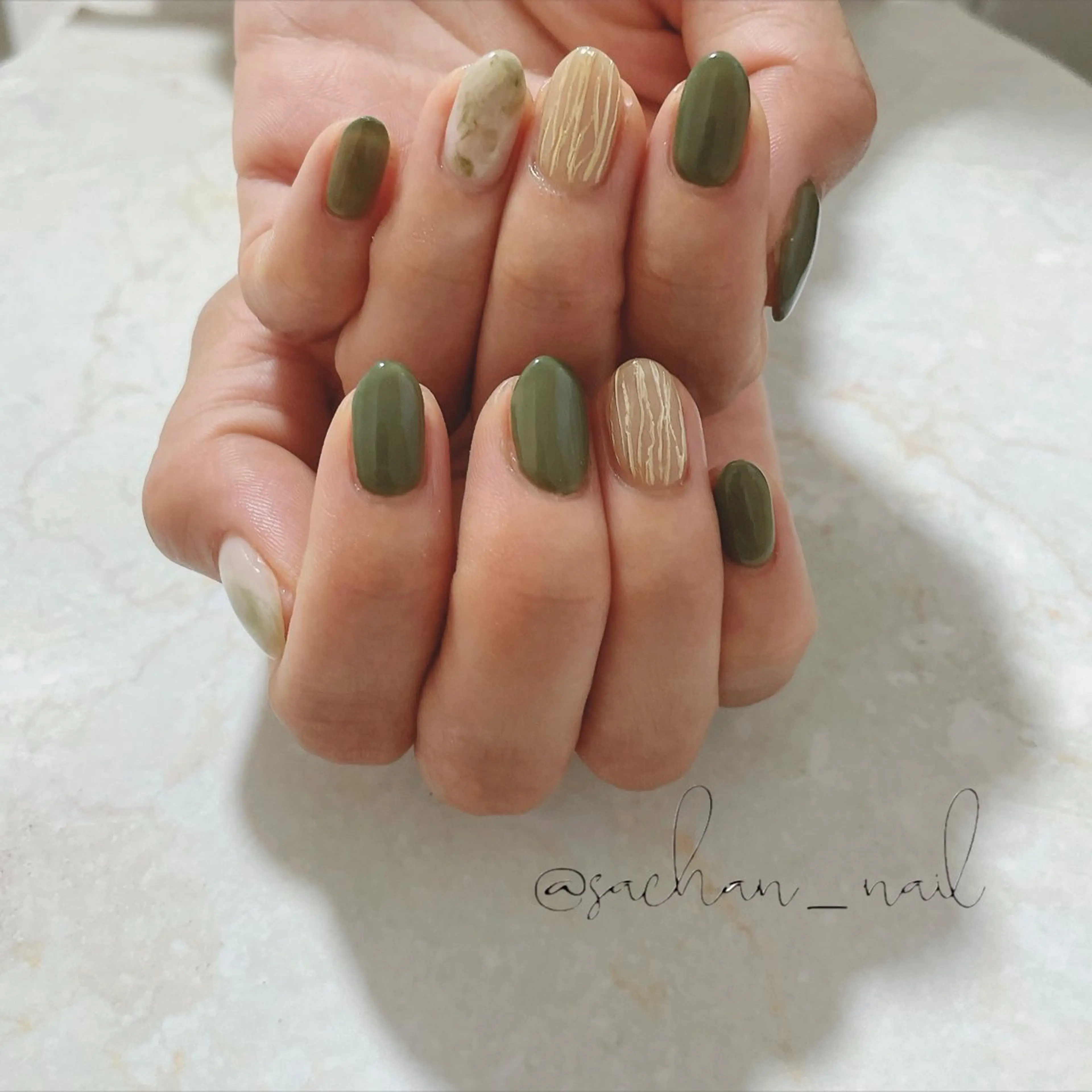 ネイル ニュアンスネイル ハンドネイル Sukegawa Satsukiのネイルデザイン