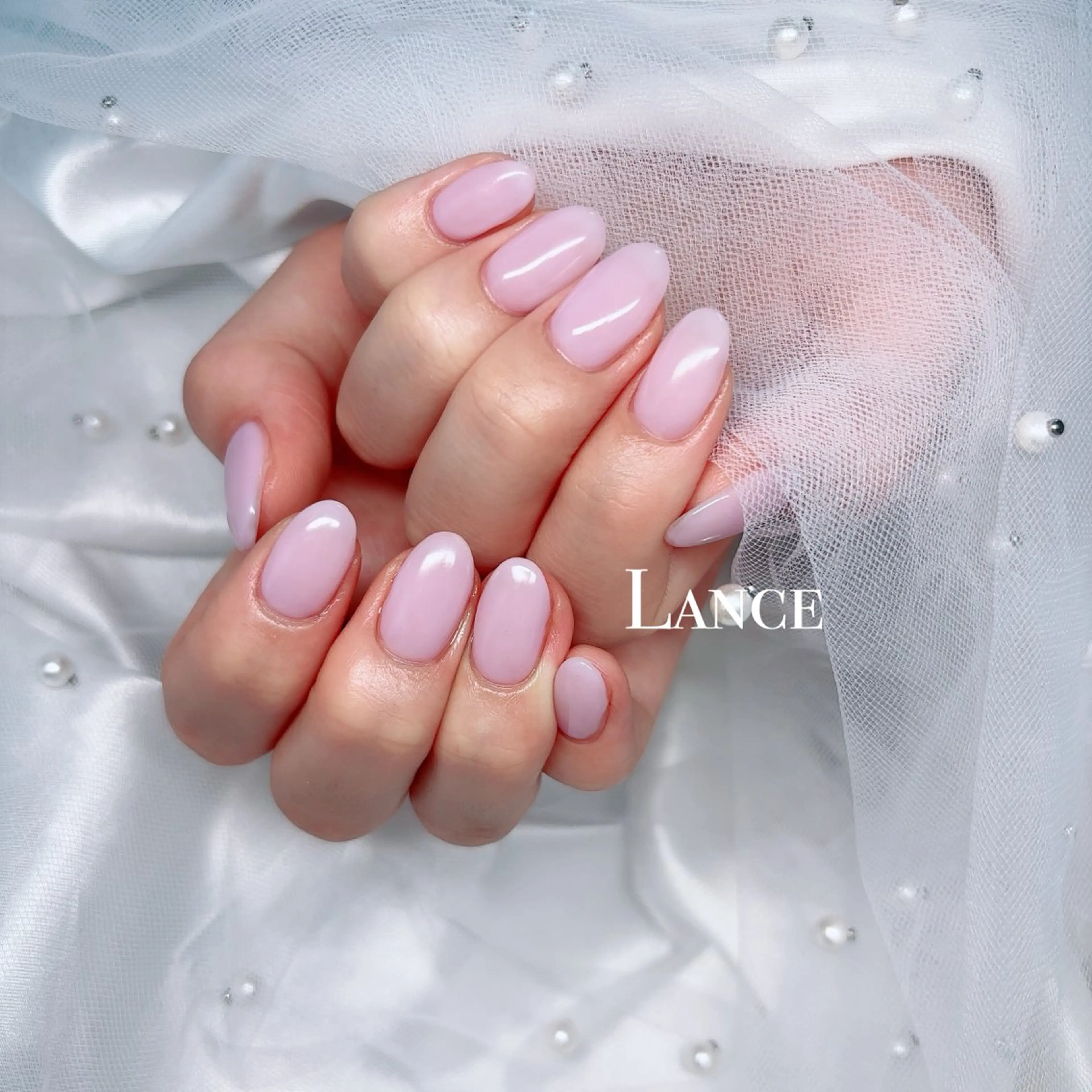 ネイル オーロラネイル フットネイル 氷ネイル・うるうるネイル キラキラネイル 韓国ネイル ハンドネイル Lance nailのネイルデザイン