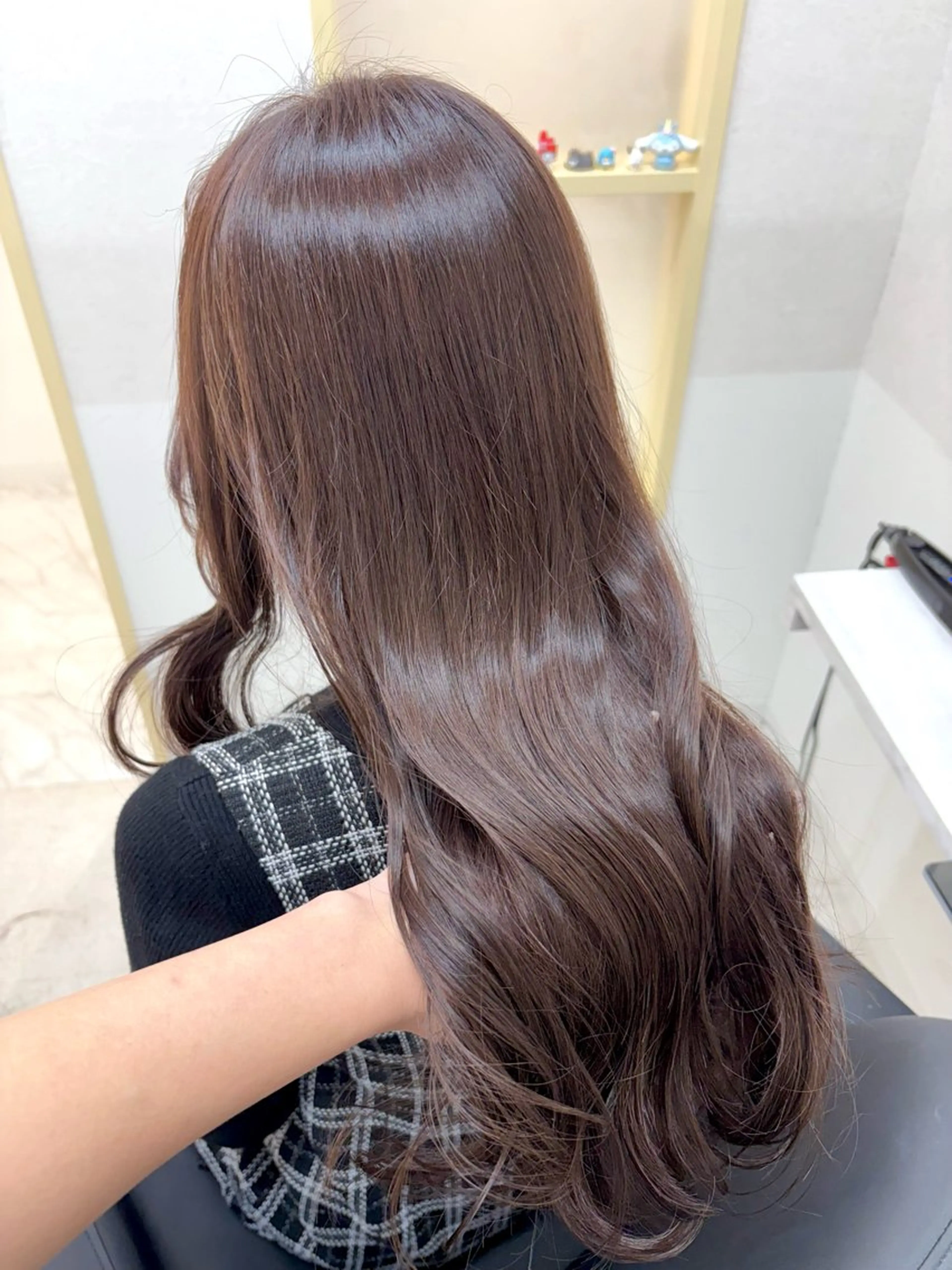 ロング ヘアカラー トリートメント SAKURA 髪質改善/ヘアセットのヘアスタイル