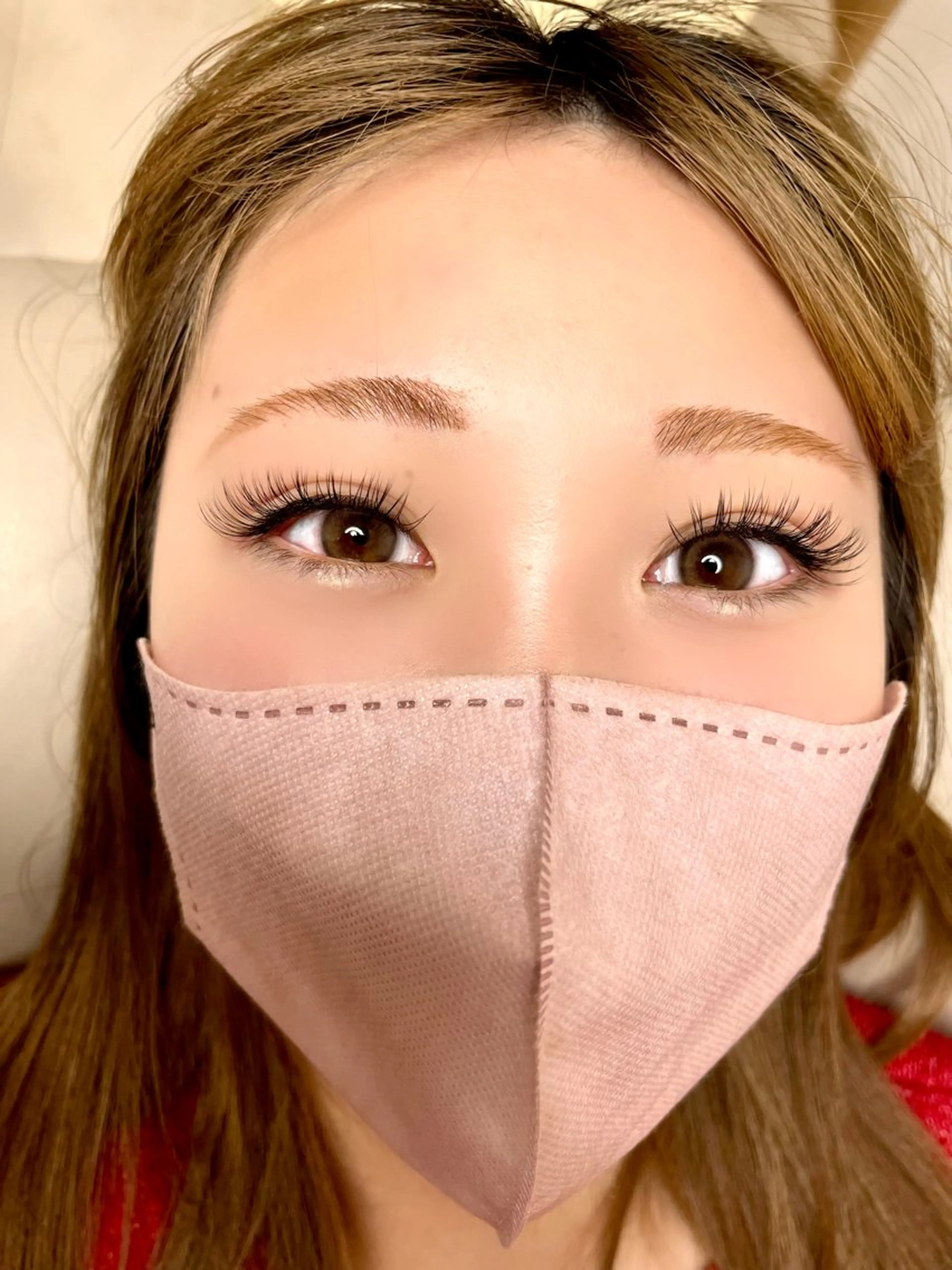 マツエク・マツパ フラットラッシュ 目尻長め BELL eye＆beautyのマツエク・マツパデザイン