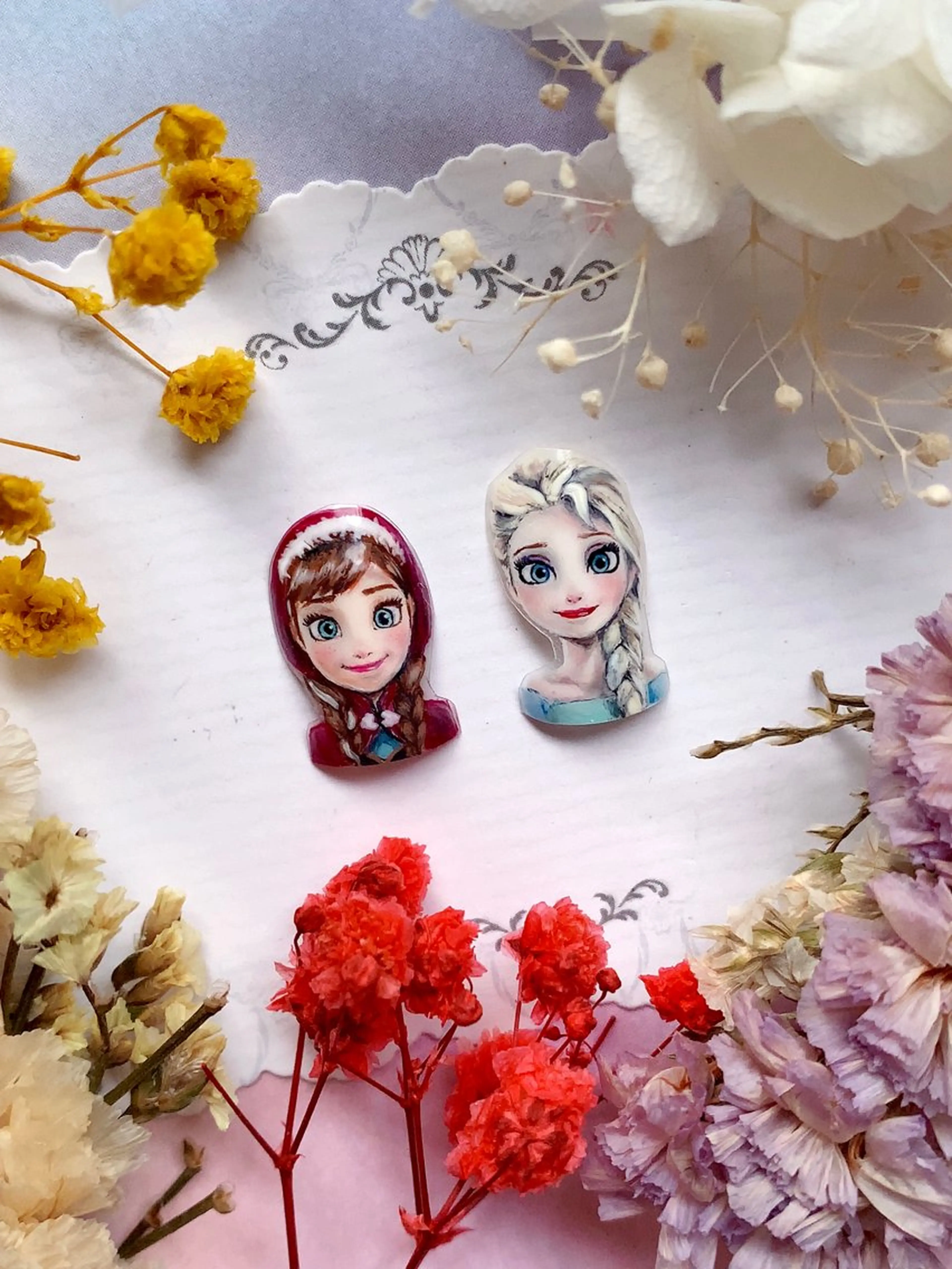 👼🏻✍️【フット】人物イラストアート1本＋お好きなネイル【✖オフ無し】の写真