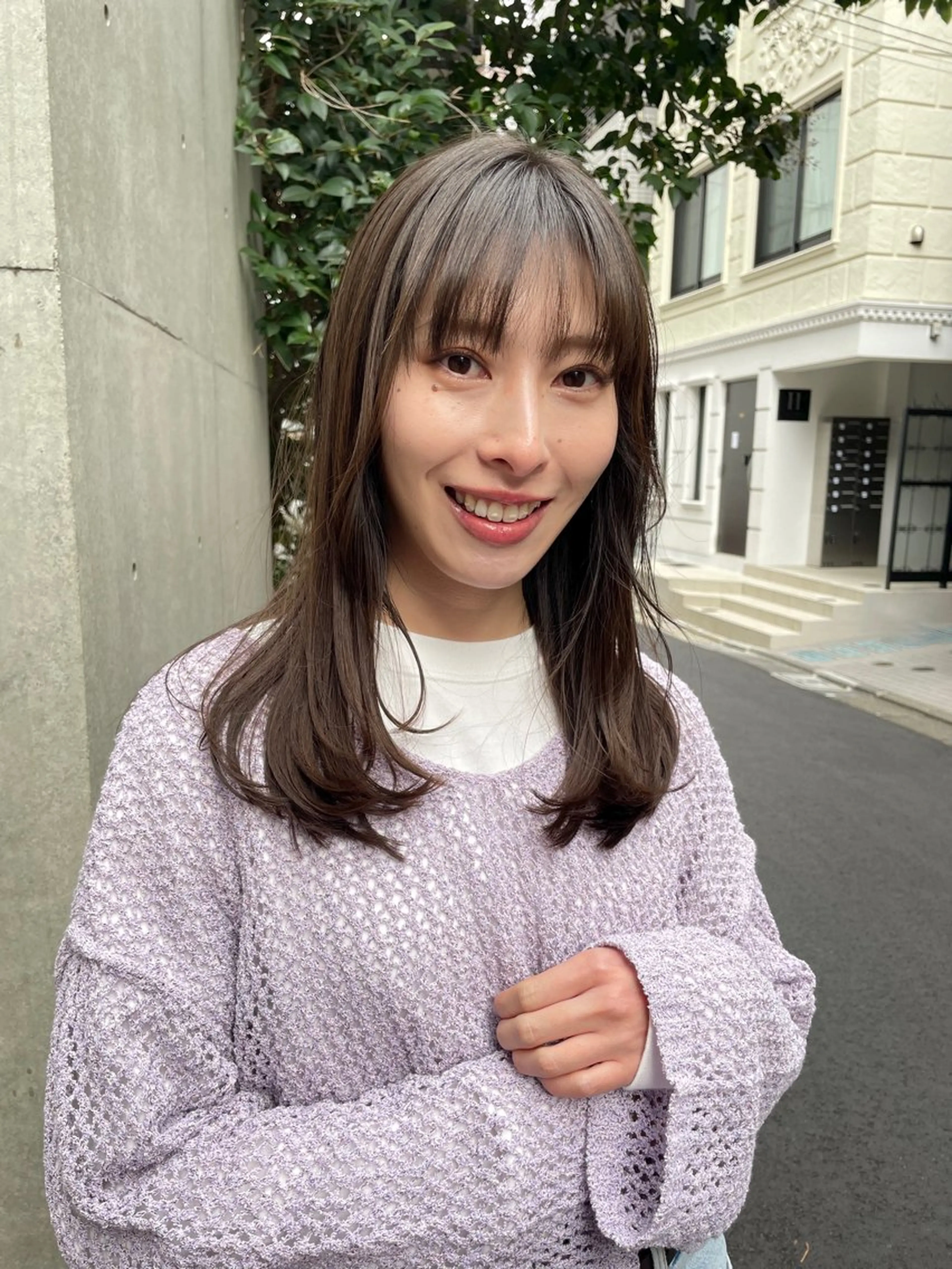 ロング カラー カット トリートメント ツヤ美髪💐 髪質改善/高山愛来のヘアスタイル