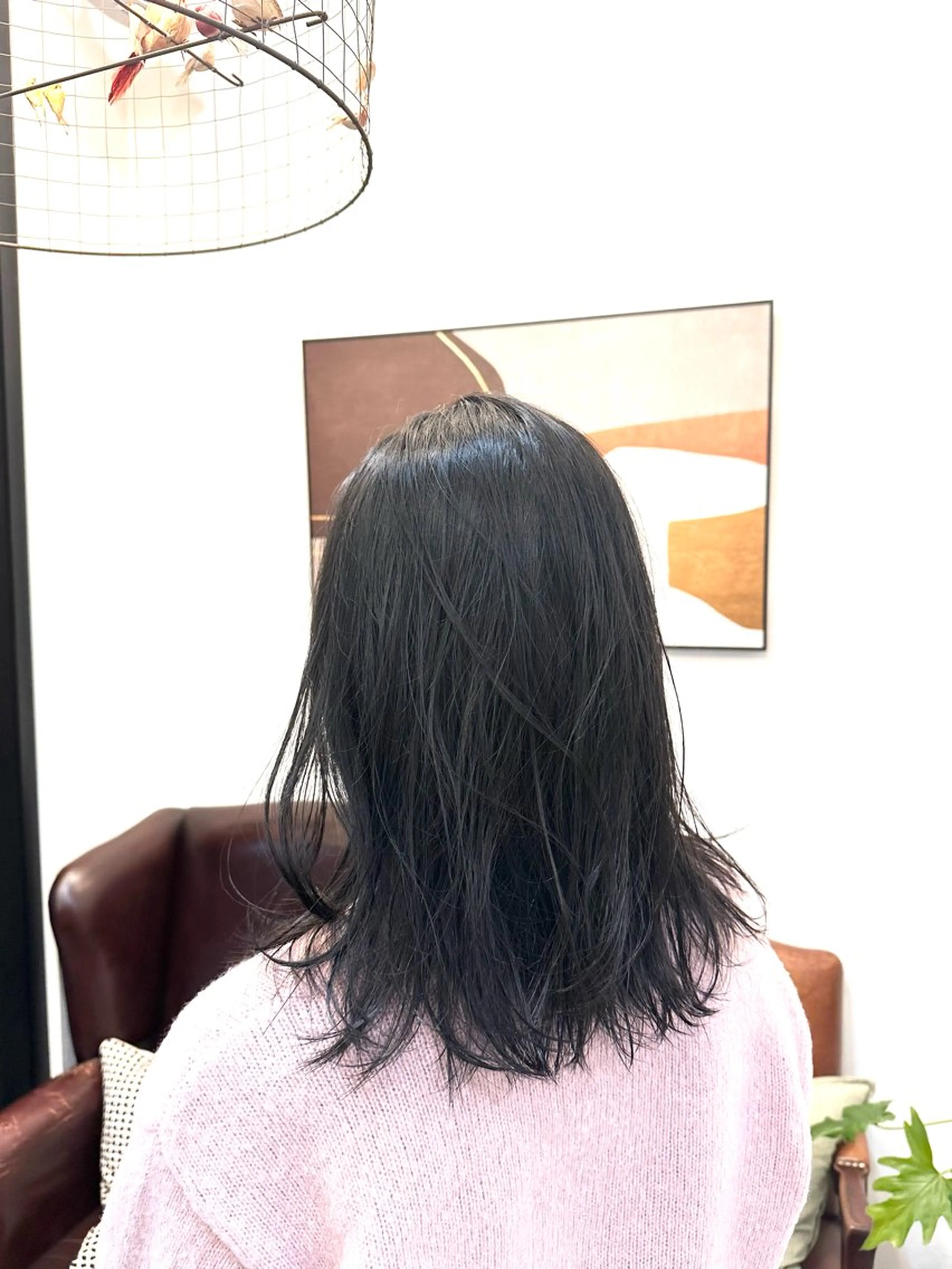 セミロング カラー ヘアカラー トリートメント 村上 滉弥のヘアスタイル