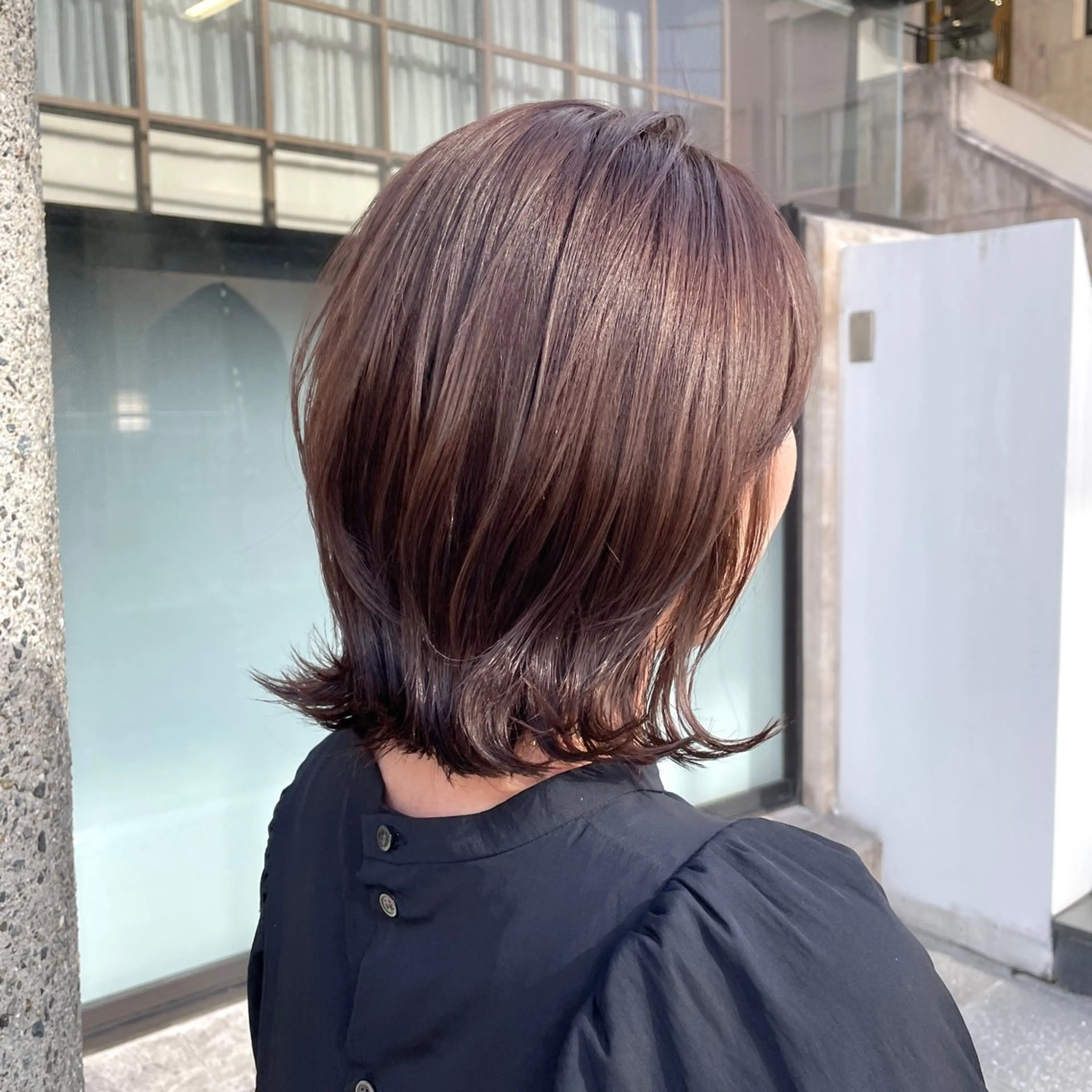 ミディアム カラー ヘアカラー トリートメント DX SHARE SALON所属・matka白髪ぼかし 大人ヘア/KEIKOのヘアスタイル