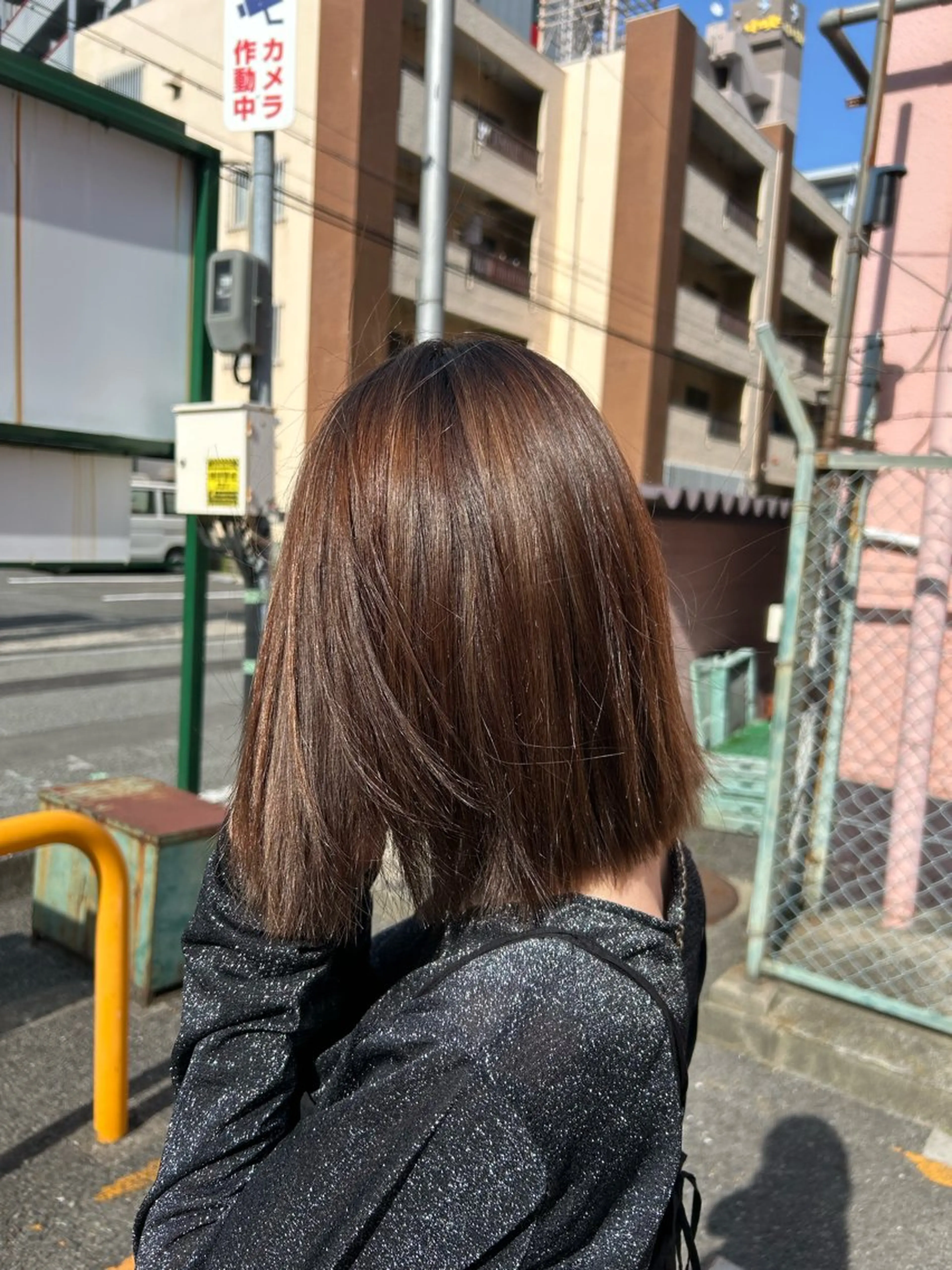 カラー ベージュカラー ブラウンカラー ブラウンベージュ ヘアカラー stage Reco所属・西村 優那のヘアスタイル