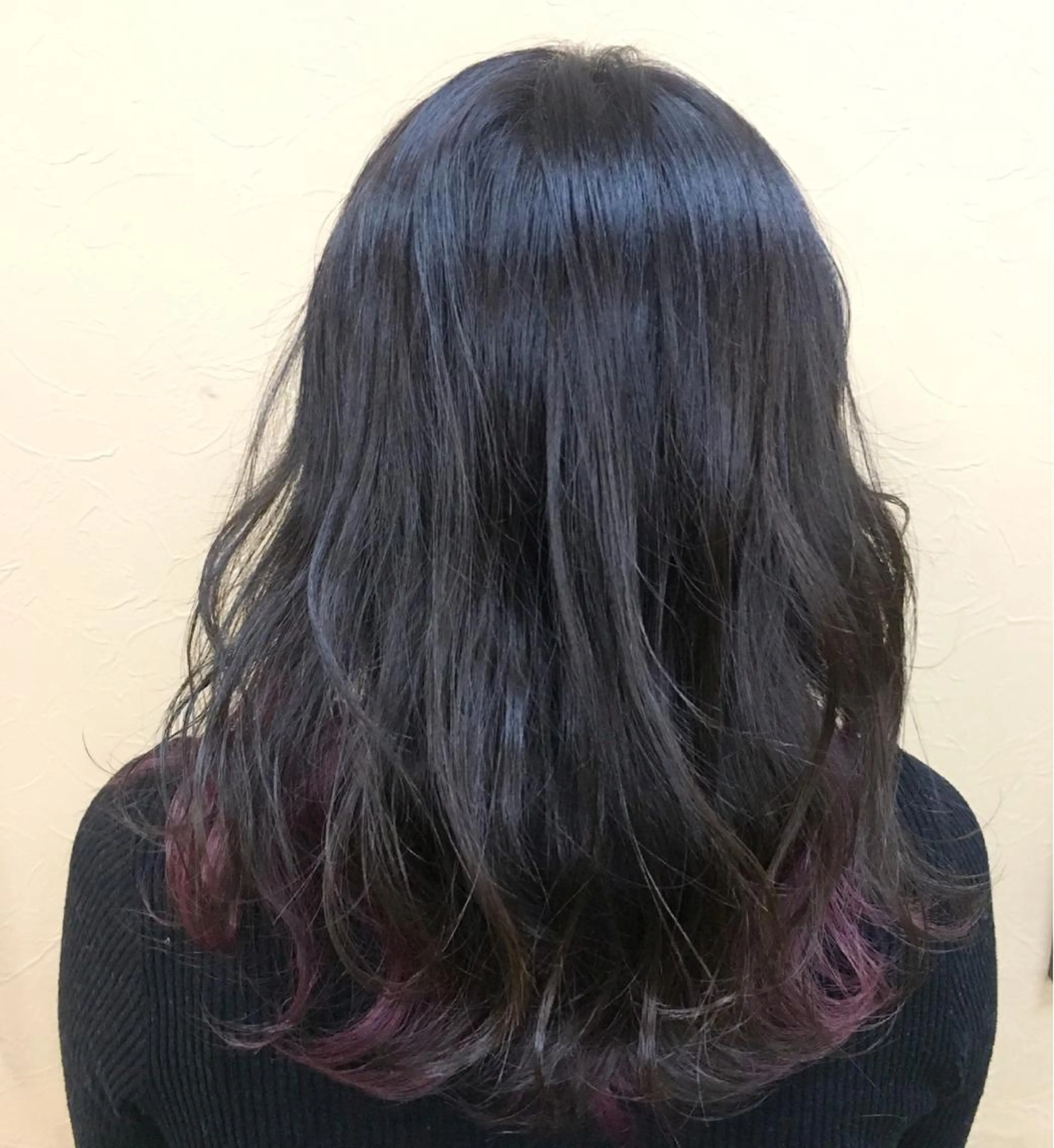 セミロング カラー インナーカラー パープルカラー 4-rest garden （フォーレストガーデン）所属・金井 直樹のヘアスタイル