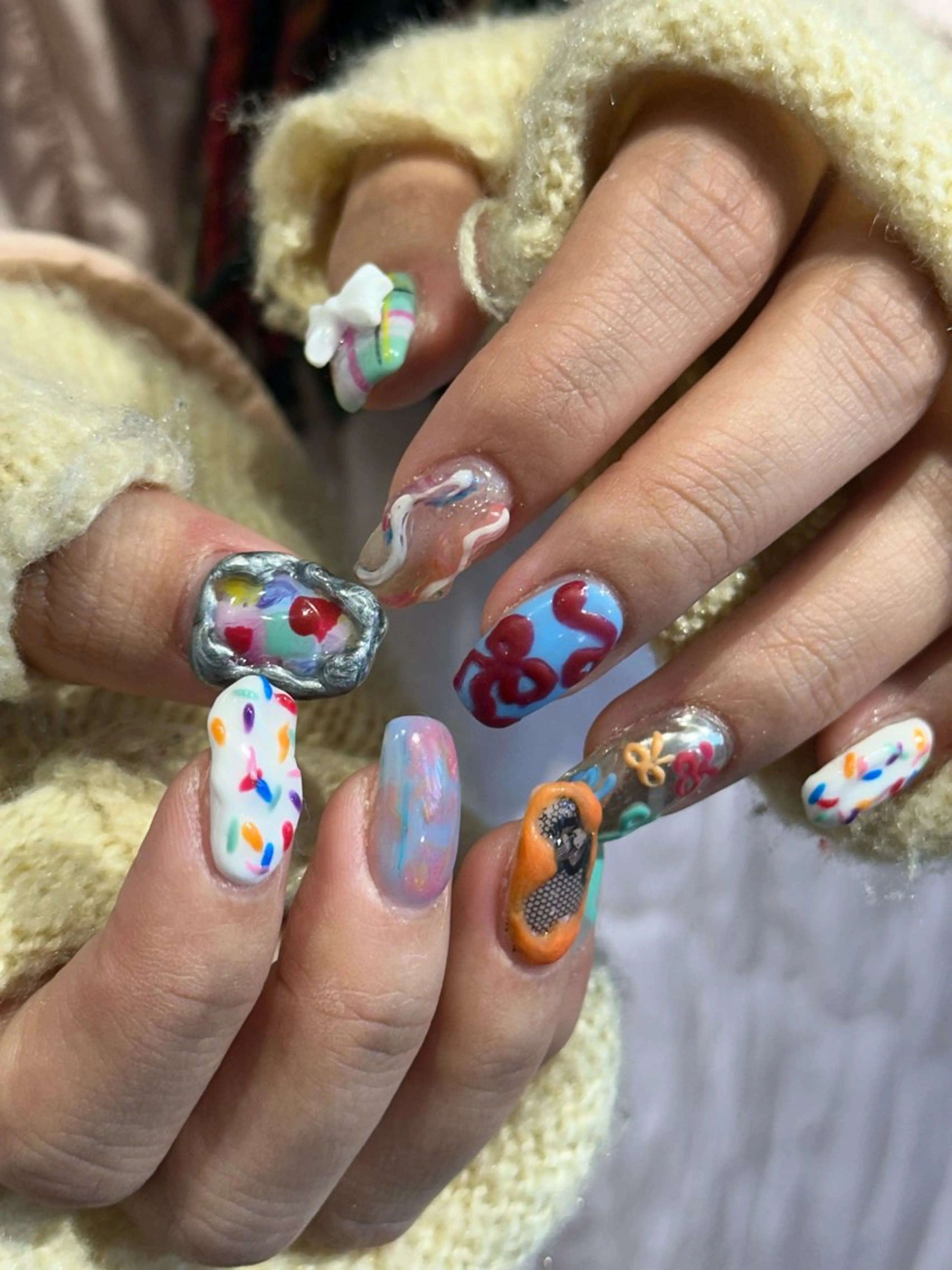 ネイル ハイトーン特化 pepe🎀のヘアスタイル