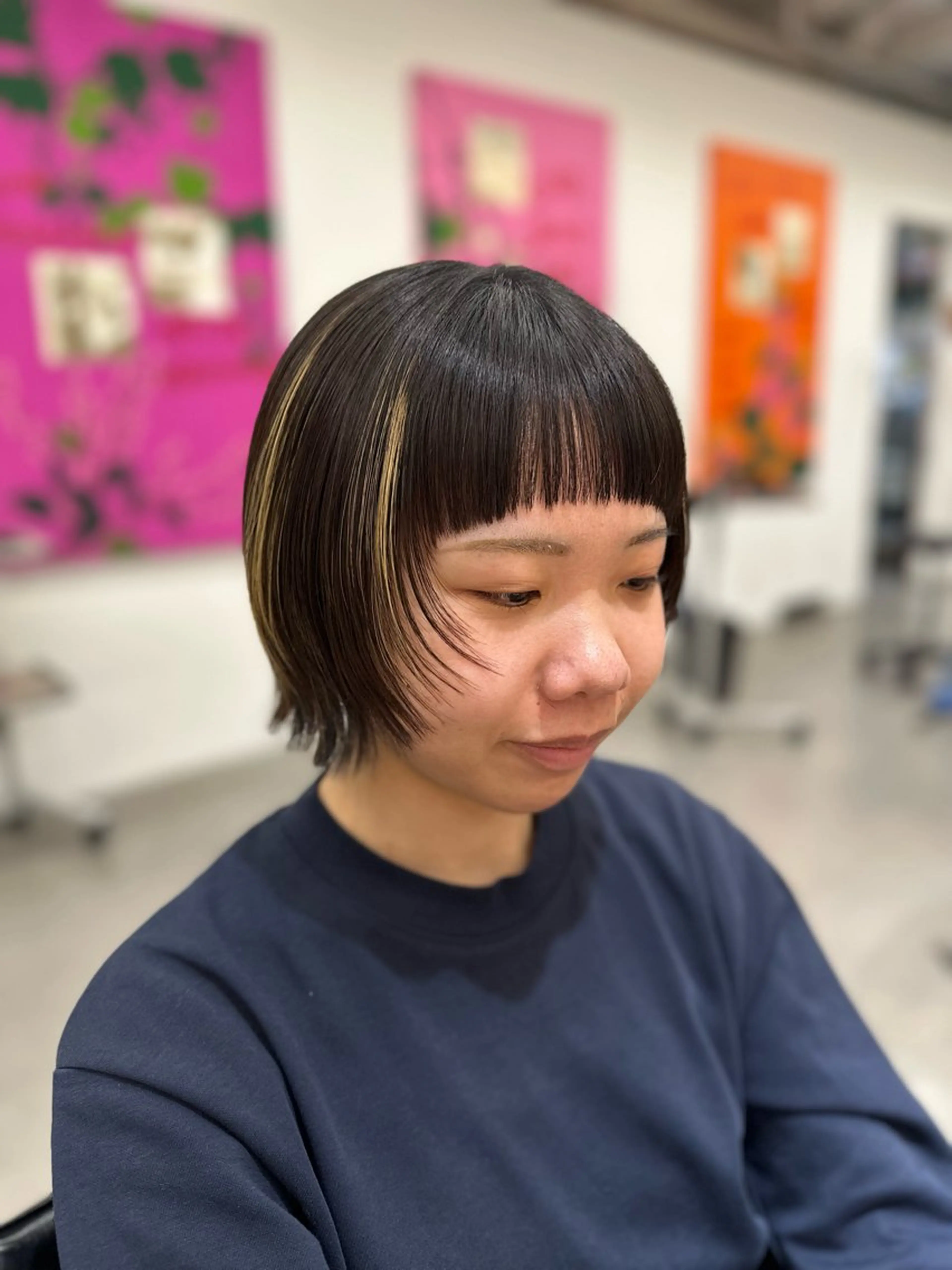 ショート カラー ハイライトカラー ボブ 顔まわりレイヤー 顔周りカット ハイライト SUNNY'SbyCONKS所属・🎀Yuika/カッ トモデル様募集中🎀のその他イメージ