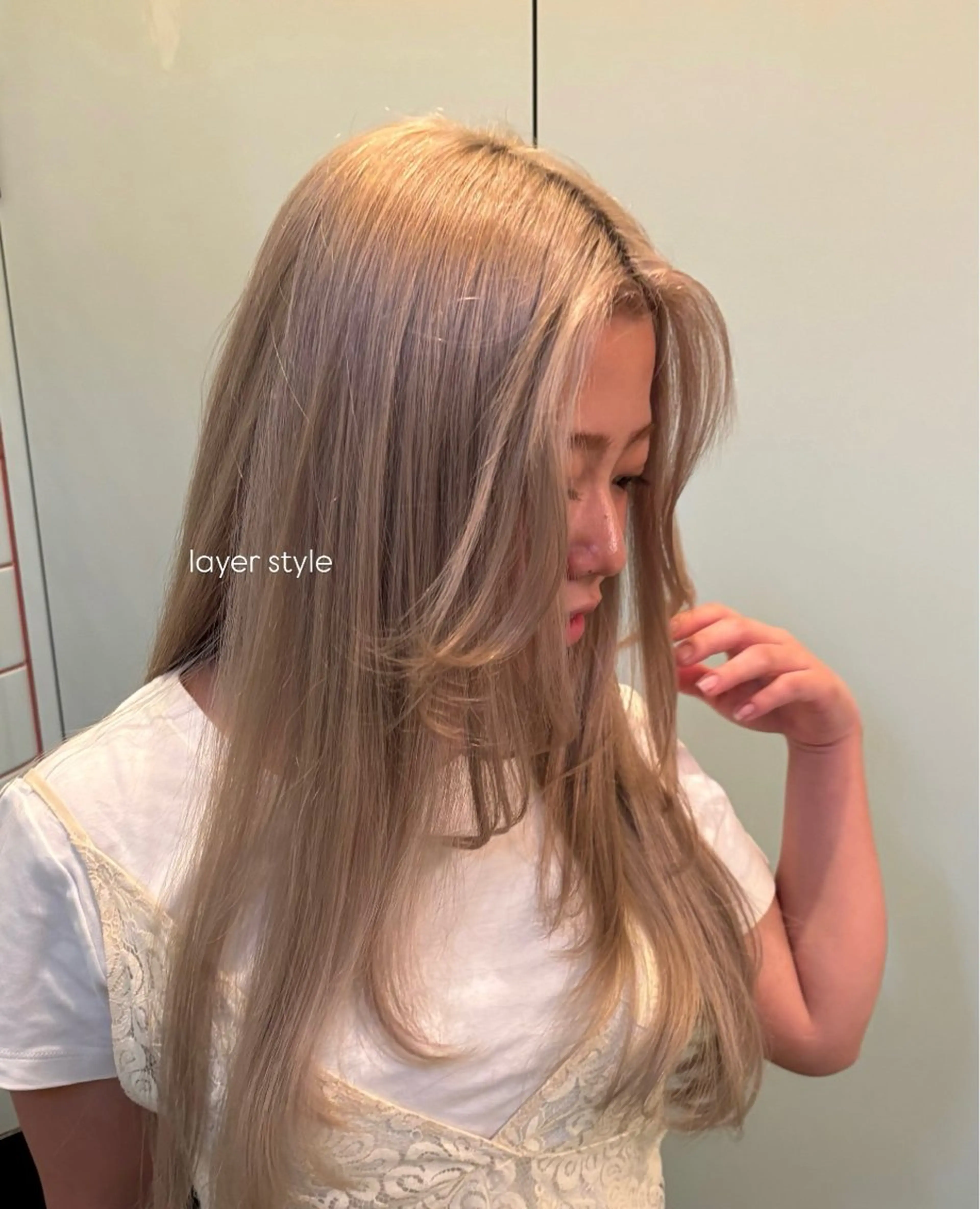 ロング KIZUKI所属・大泊 来寧のヘアスタイル