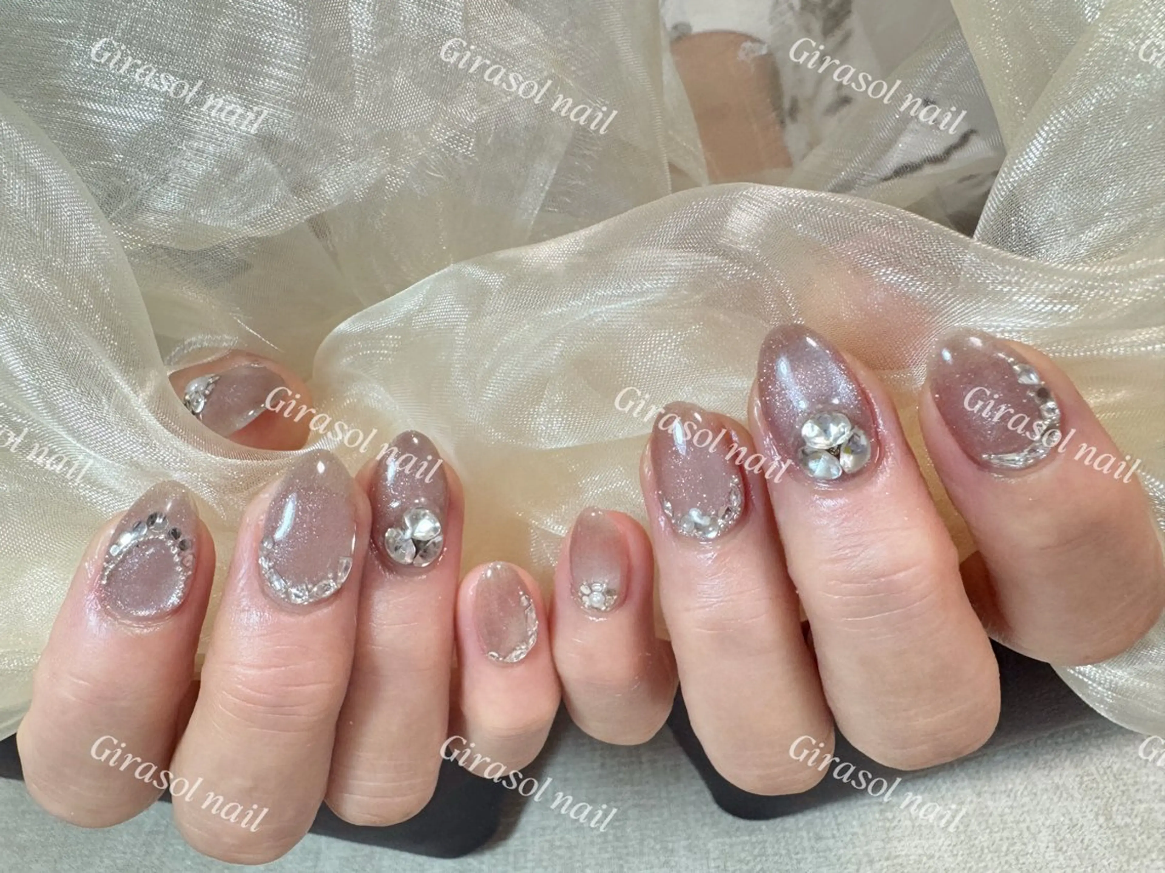 ネイル ワンホンネイル ハンドネイル Girasol YUKIのネイルデザイン