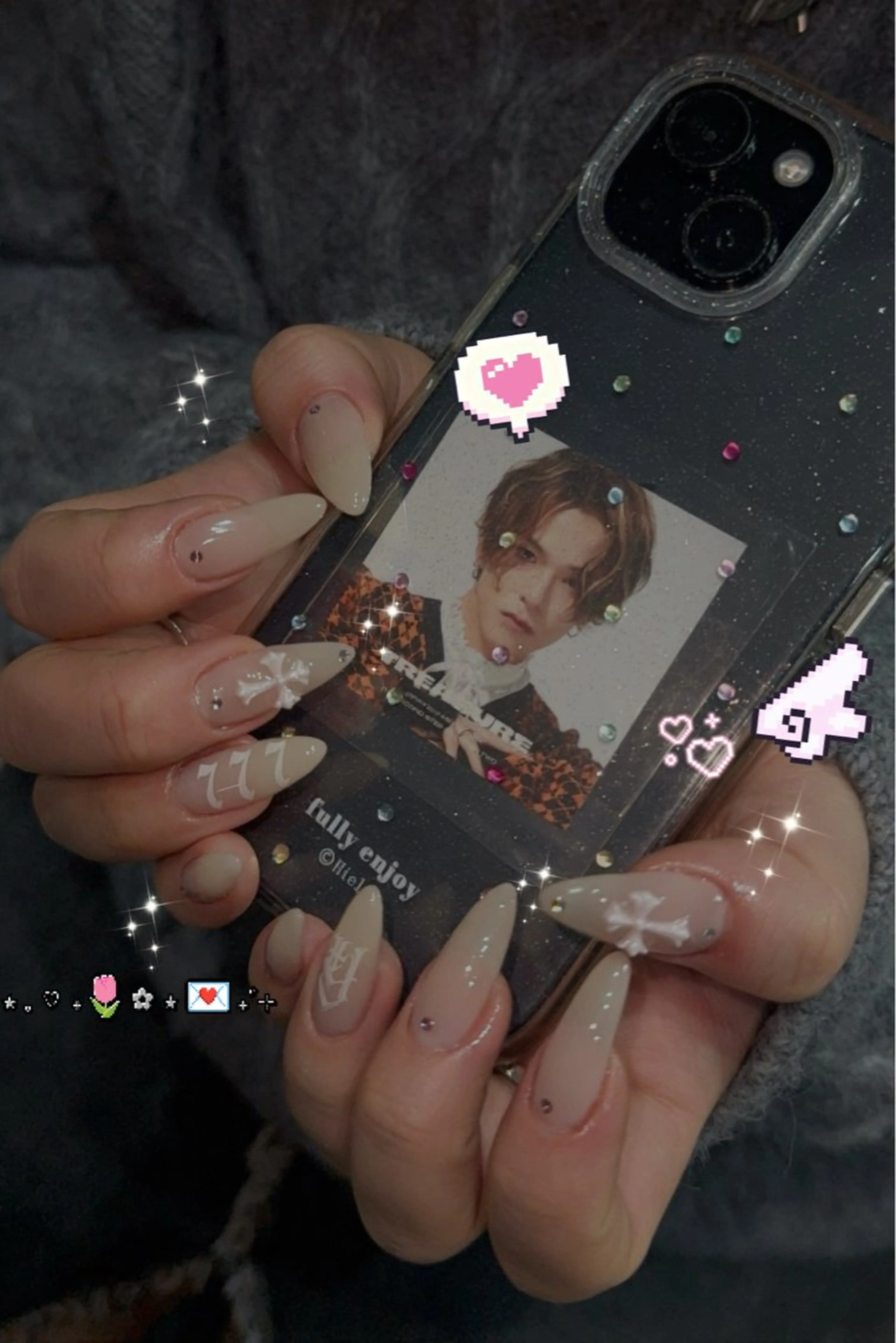 ネイル ハンドネイル 【emu道頓堀】 HONOKAのネイルデザイン