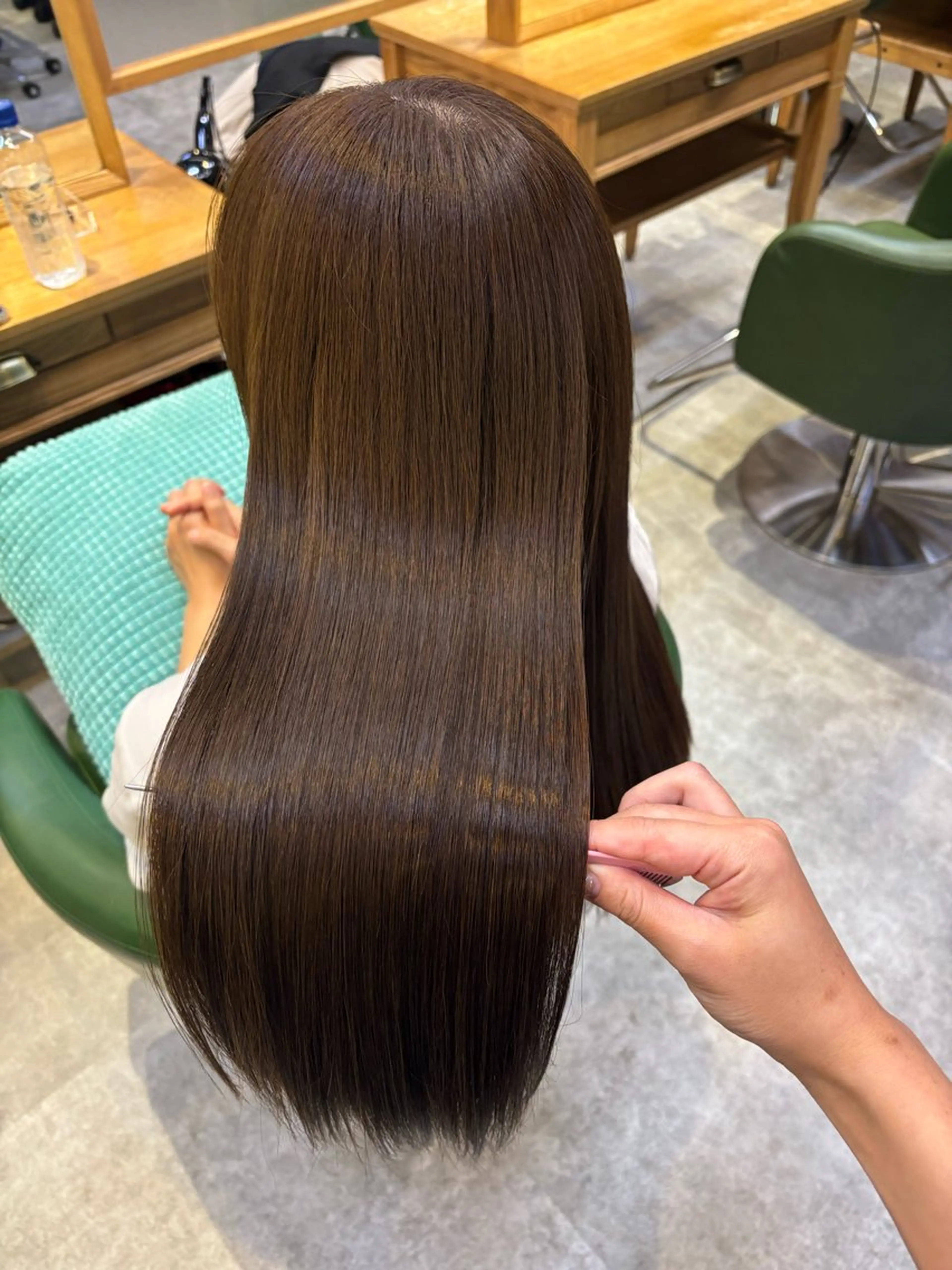 ロング ヘアカラー トリートメント 【縮毛矯正特化】 kyokaのヘアスタイル