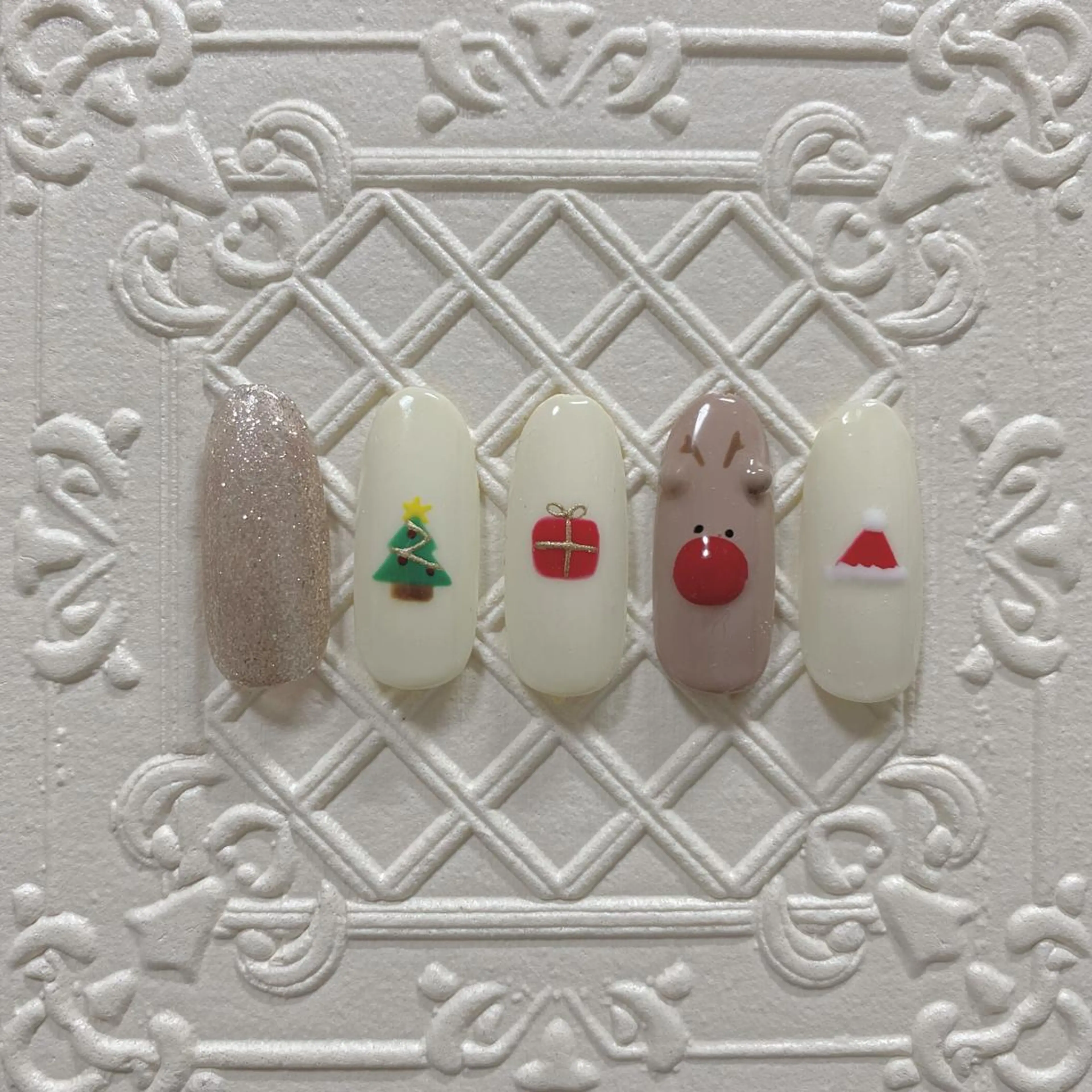 ネイル 冬ネイル クリスマス nail salon Bayのネイルデザイン