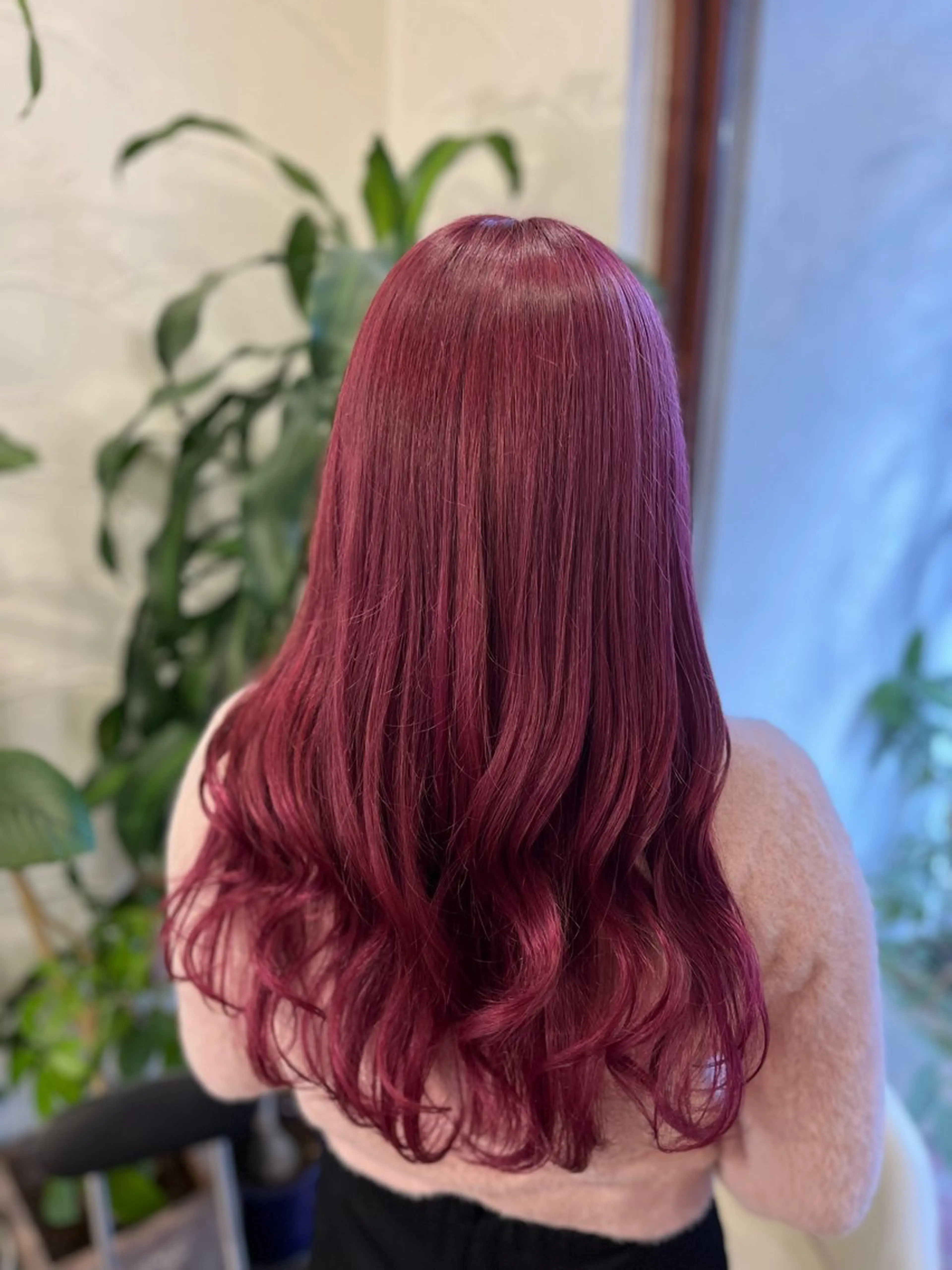 ロング カラー ピンクカラー ローズカラー ぴんく髪の美容師🎀 🖤ゆうなのヘアスタイル