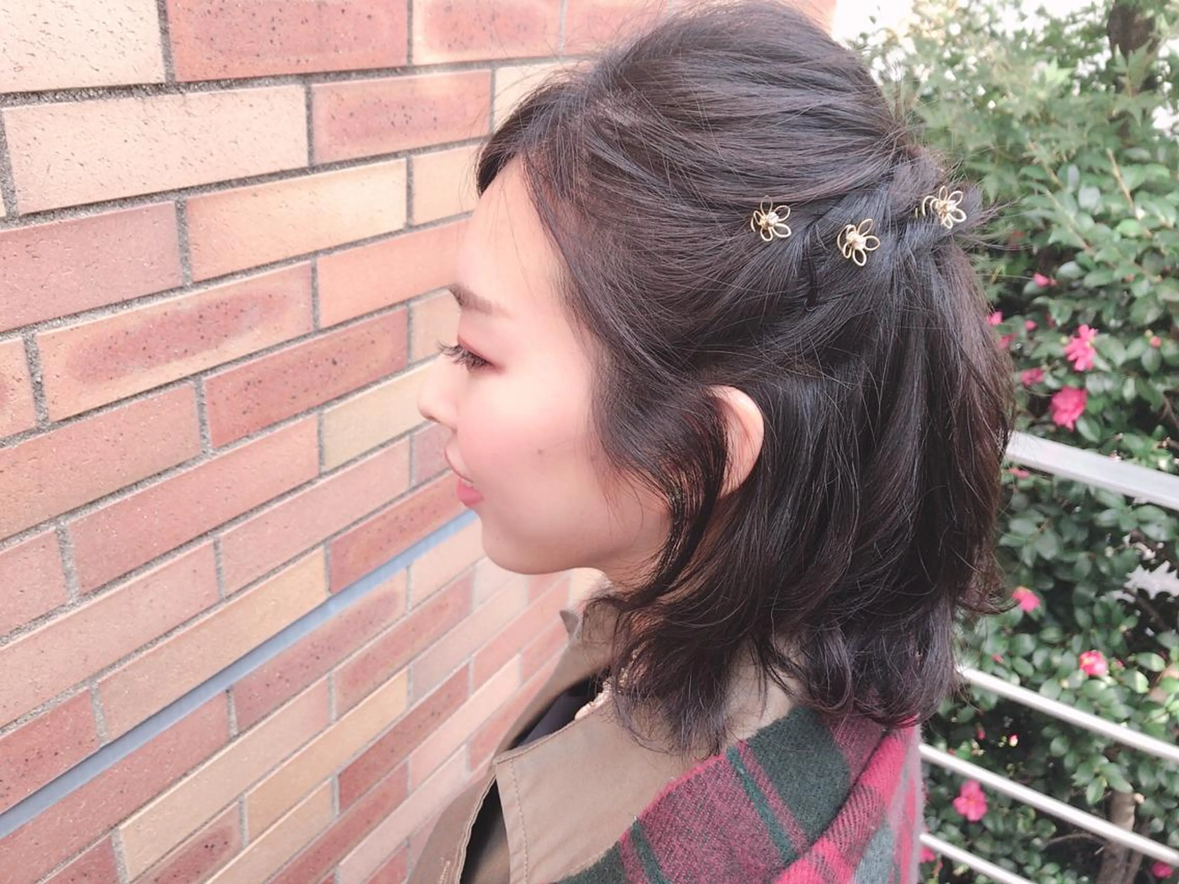 ミディアム ヘアアレンジ ヘアカラー CHIC share salon所属・ちこ .のヘアスタイル