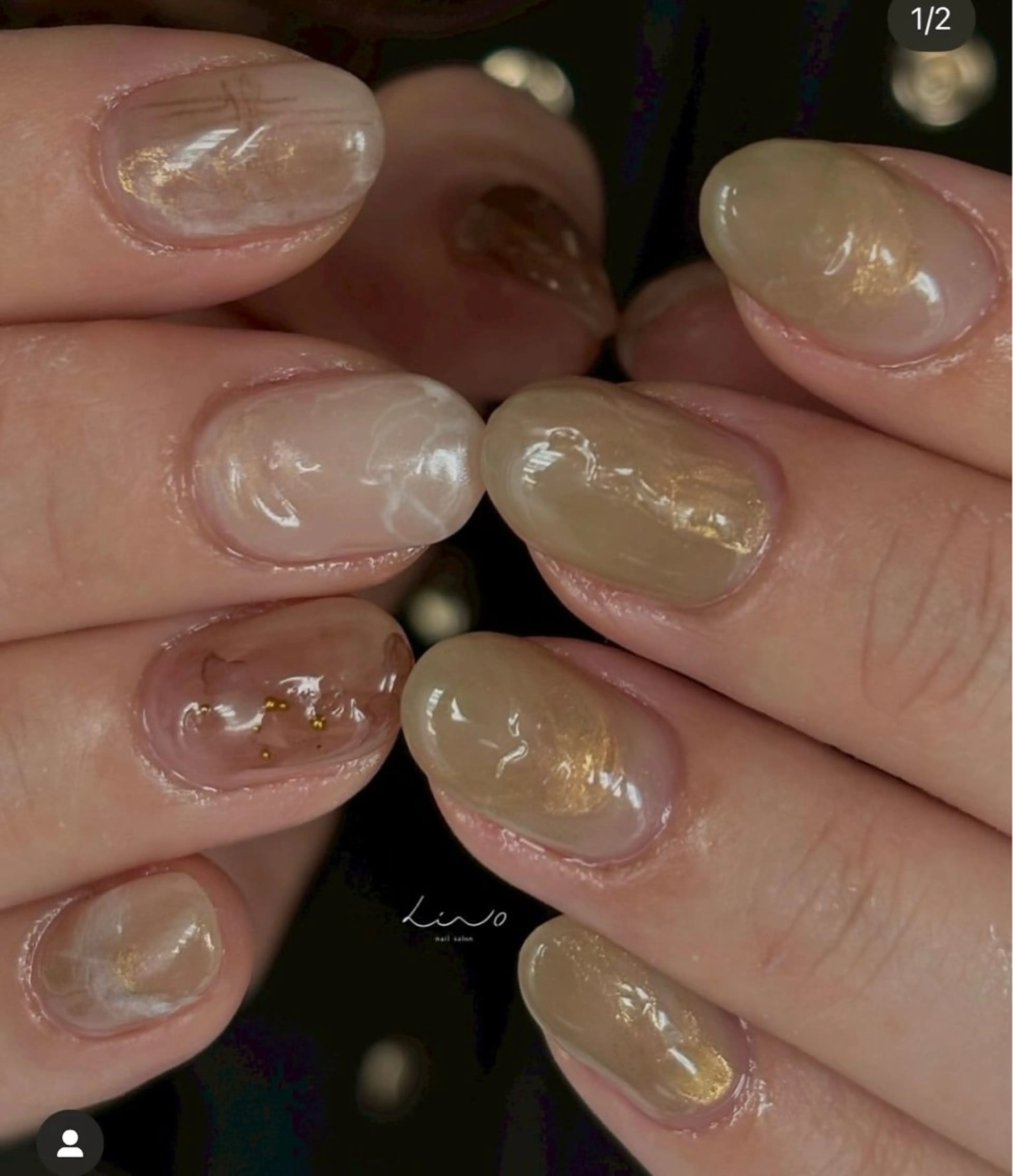 ネイル ハンドネイル lino大阪本町店所属・lino 大阪本町店のネイルデザイン