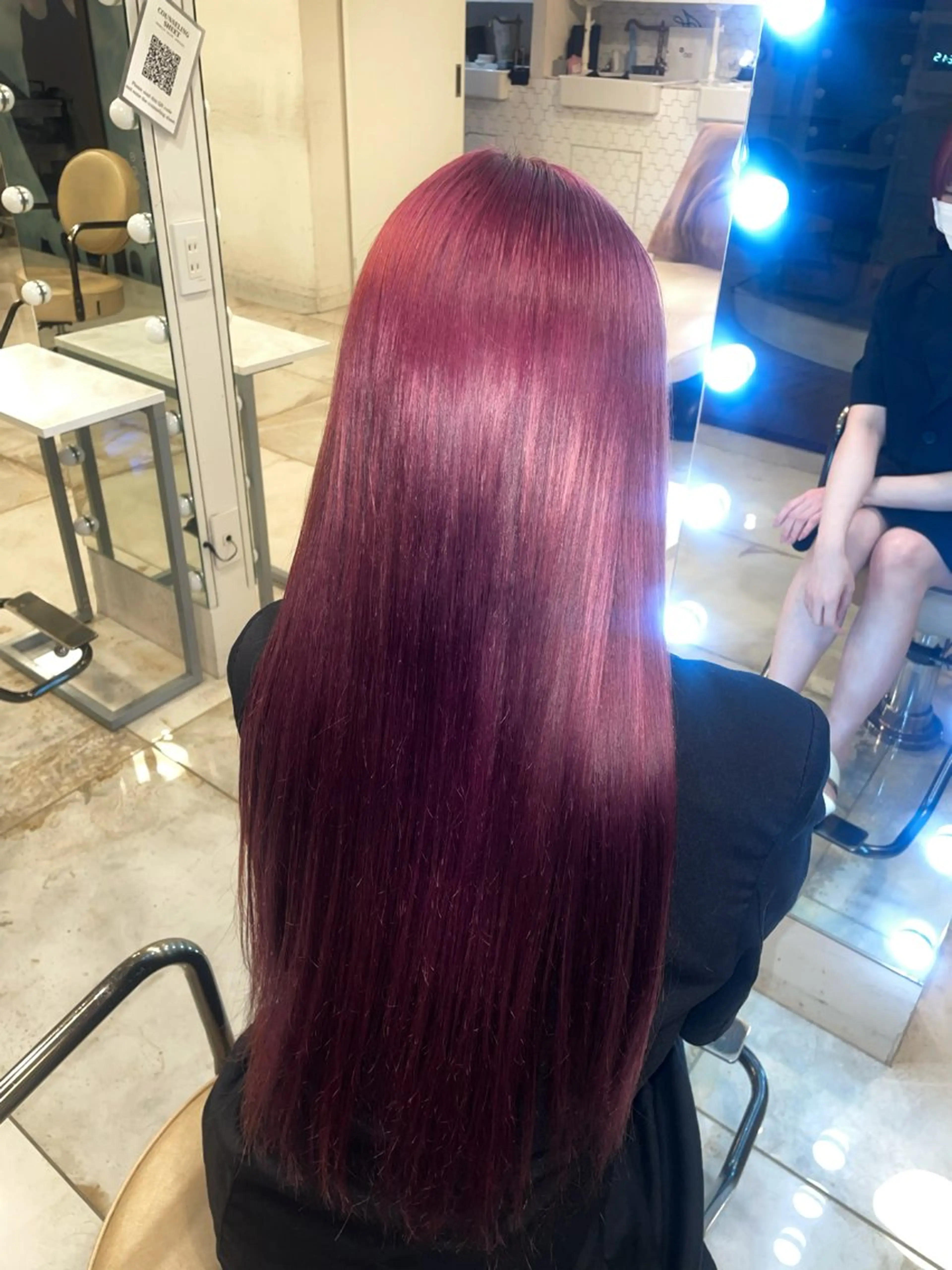 カラー ヘアカラー トリートメント ヘッドスパ ヘアセット HARUNA/原宿/ デザイン/カットのヘアスタイル