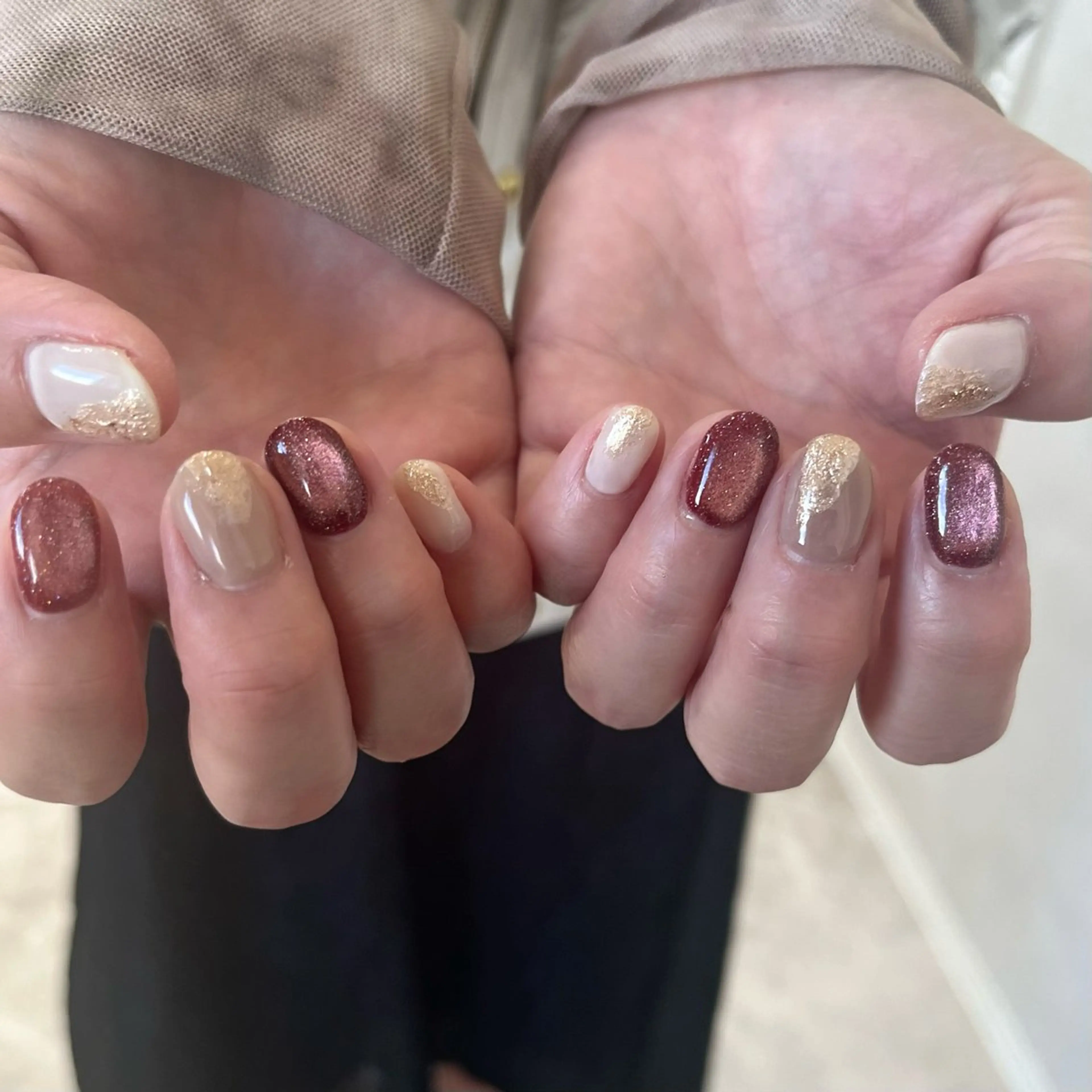 ネイル 持ち込み ニュアンスネイル Aurum ♡︎ miyukiのネイルデザイン