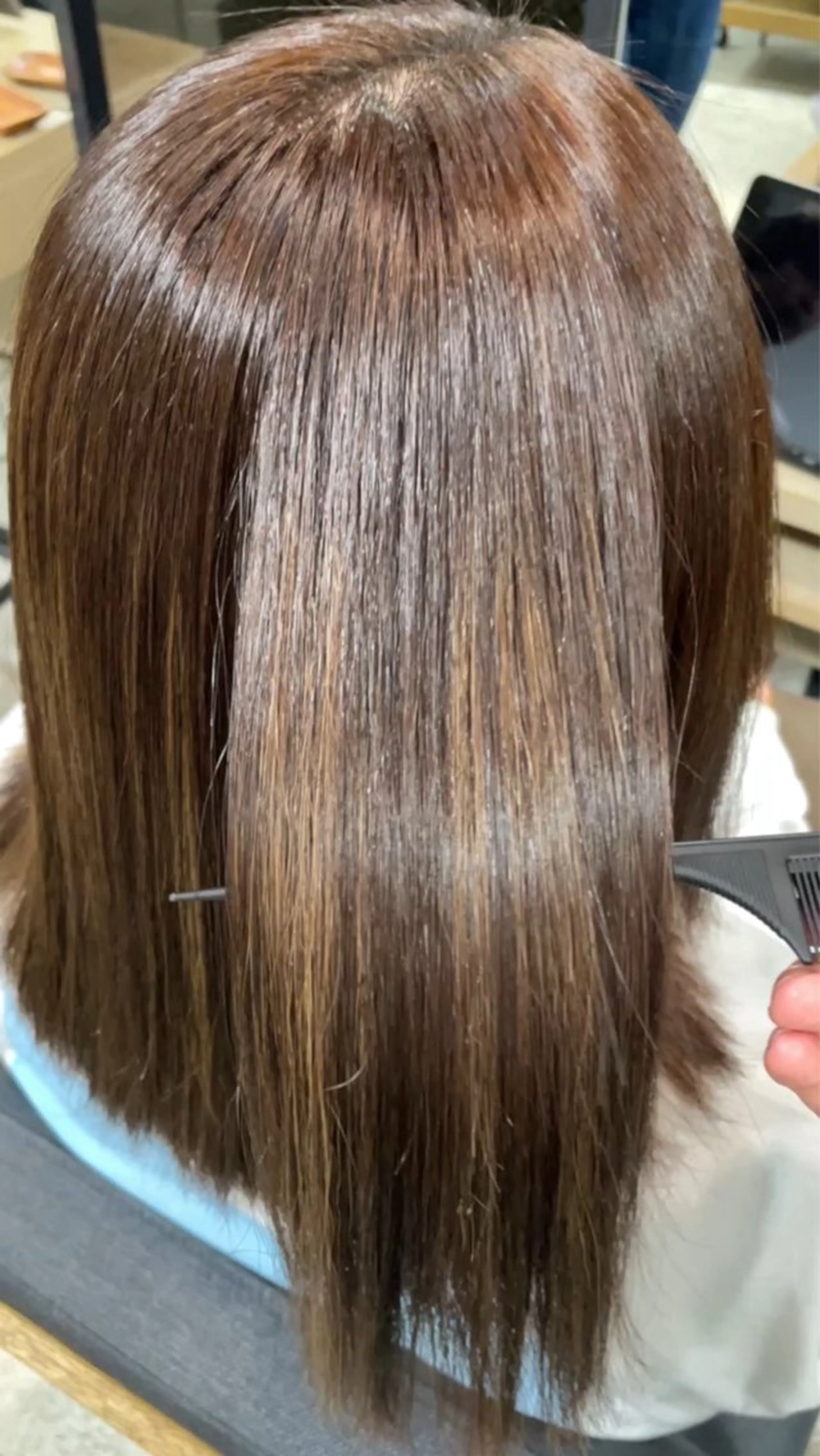 ミディアム 絶対綺麗な暖色カラー 🎯あります✨増渕✨のヘアスタイル