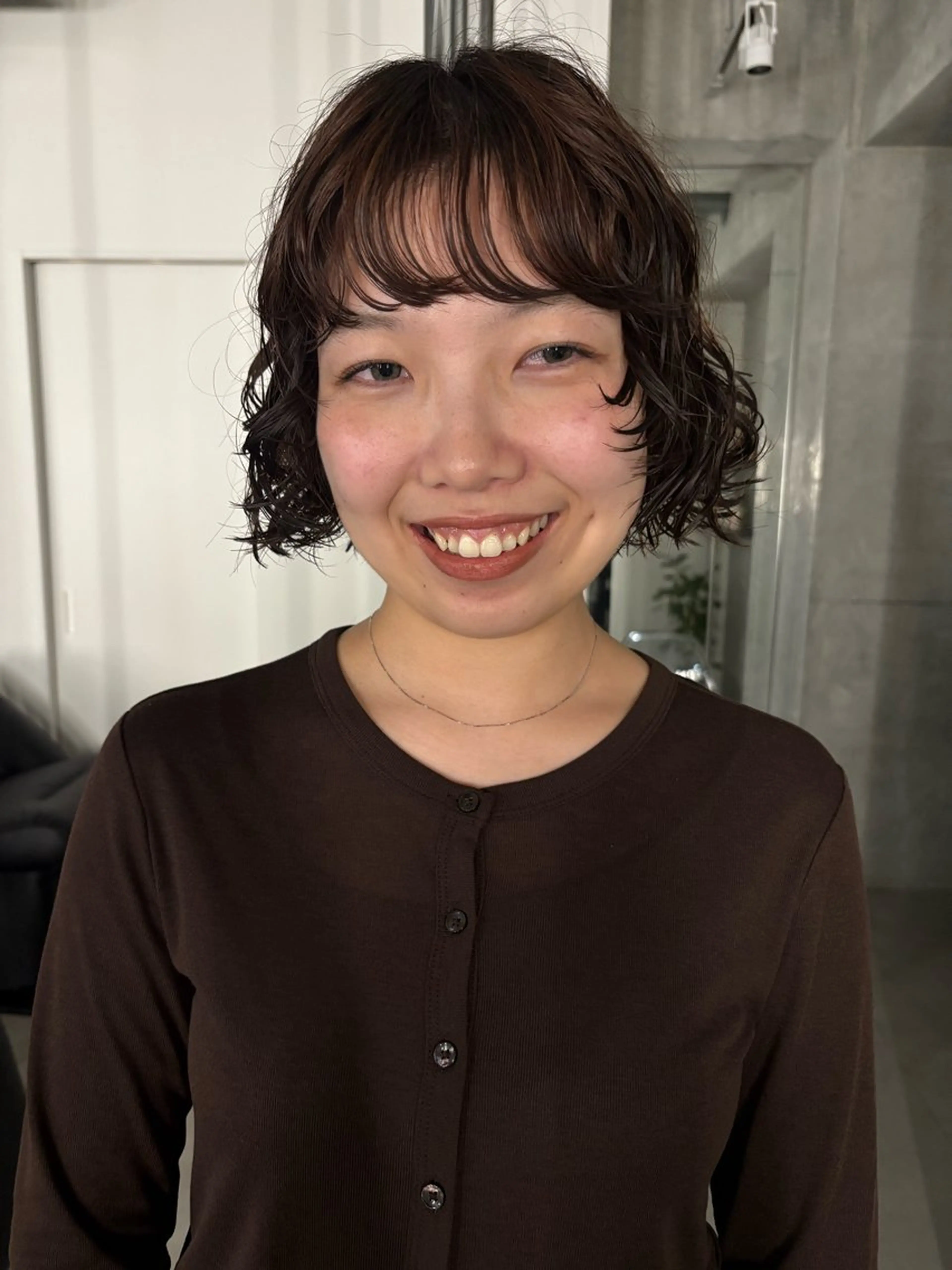 ミディアム ミディアムパーマ ボブ Celan所属・ボブパーマ無料 /yuukiのヘアスタイル