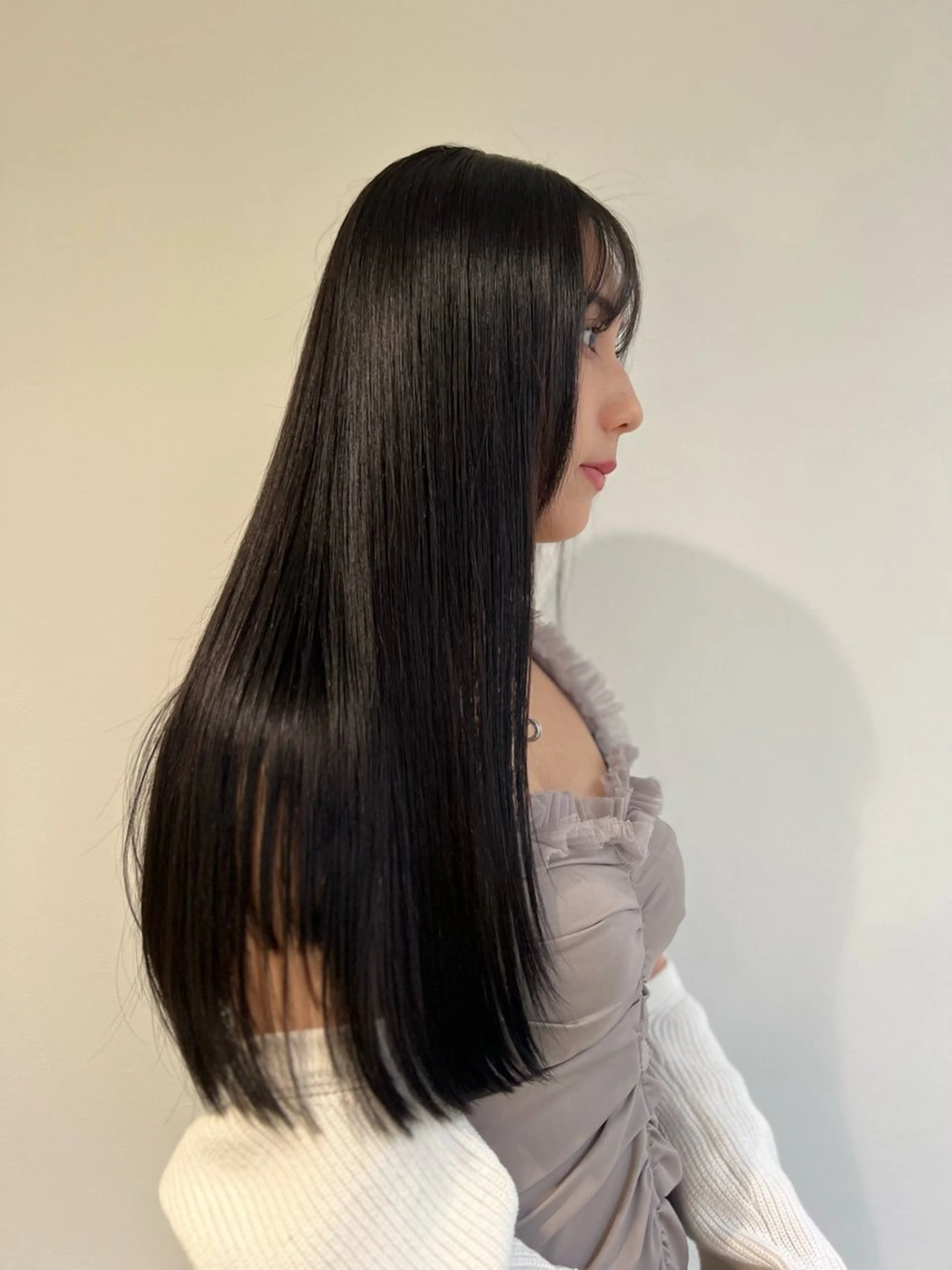 ロング カット ヘアカラー トリートメント 艶髪/髪質改善 【熊野隼人】のヘアスタイル