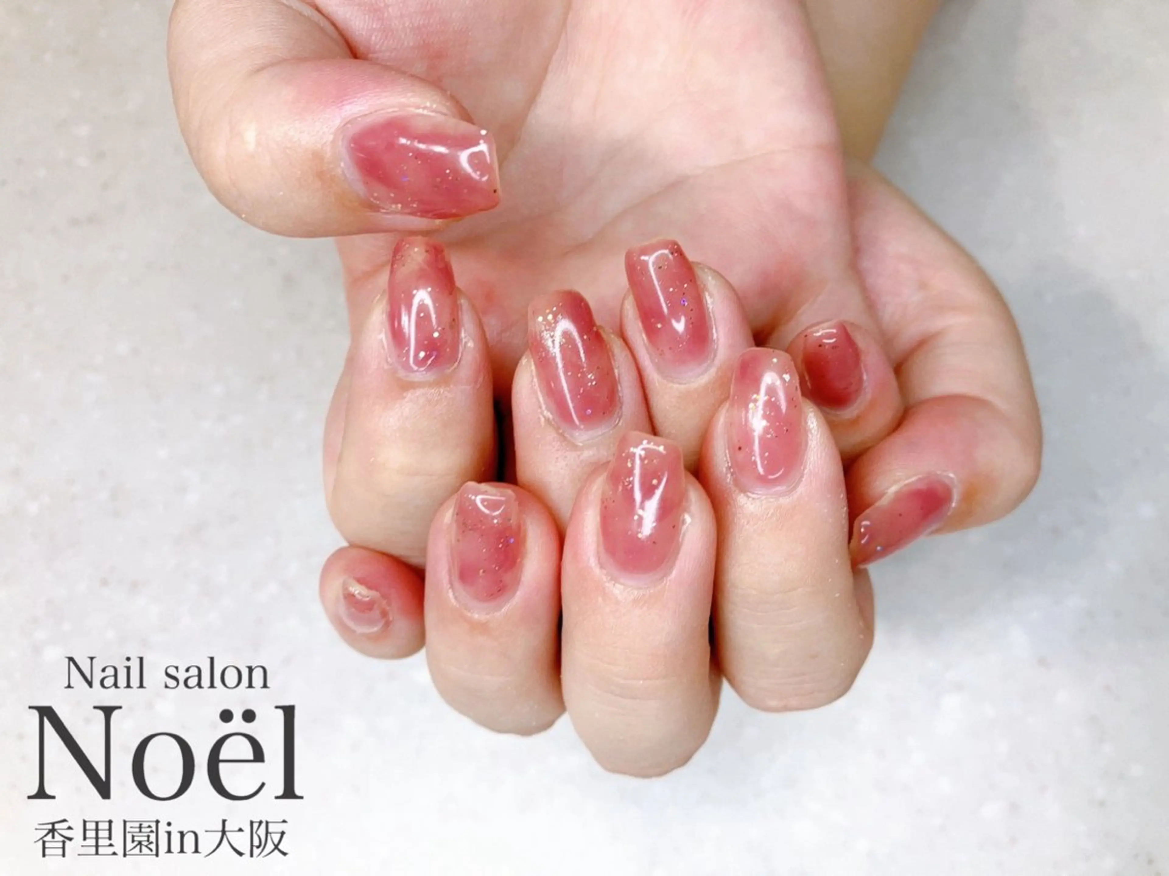 ネイル ハンドネイル Nailsalon  &Noel所属・もも 🍑のネイルデザイン