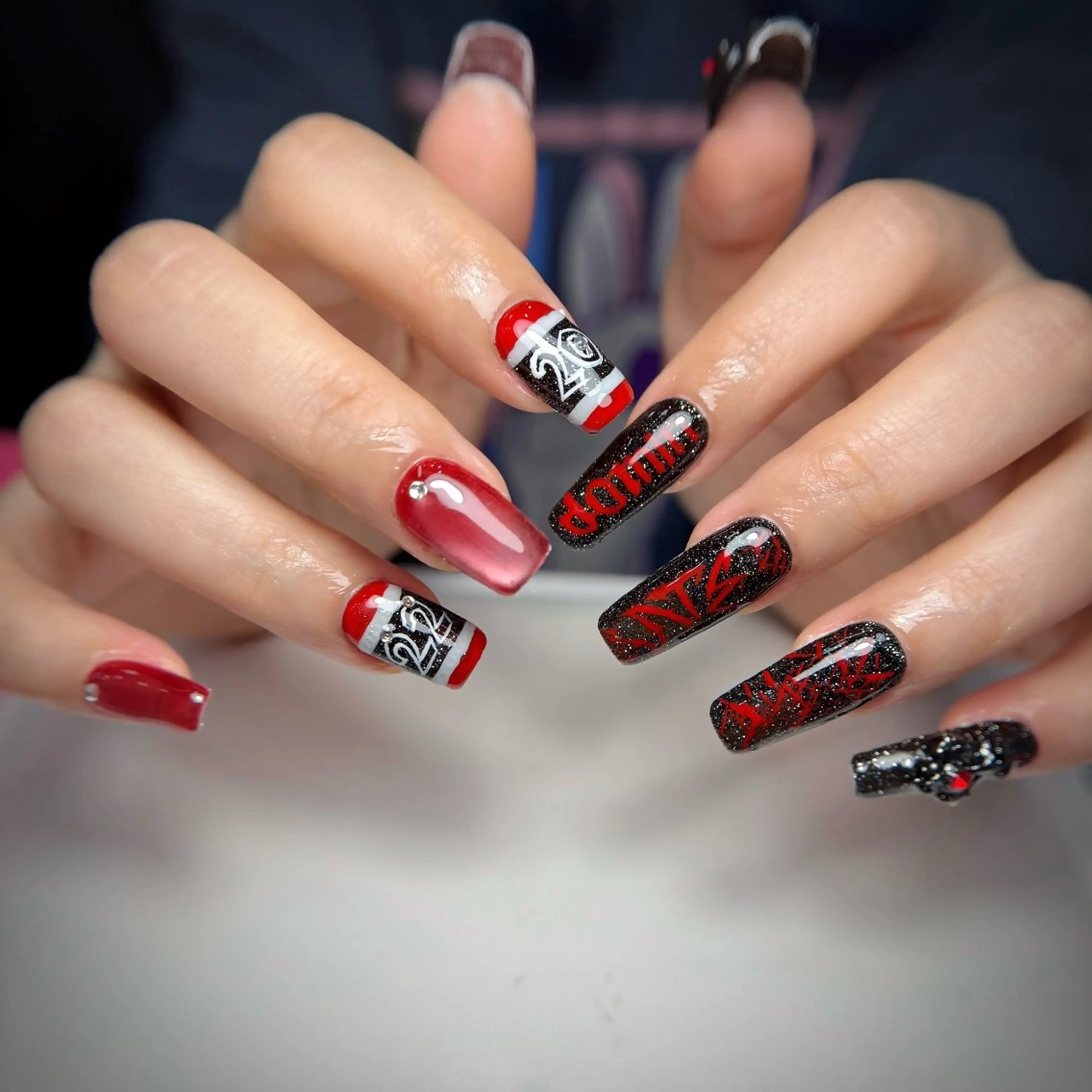 ネイル 長さ出し ジェルネイル 持ち込み オフィスネイル ワンカラーネイル ハンドネイル Michi_Nails_Salon所属・Michi Nail Staffのネイルデザイン