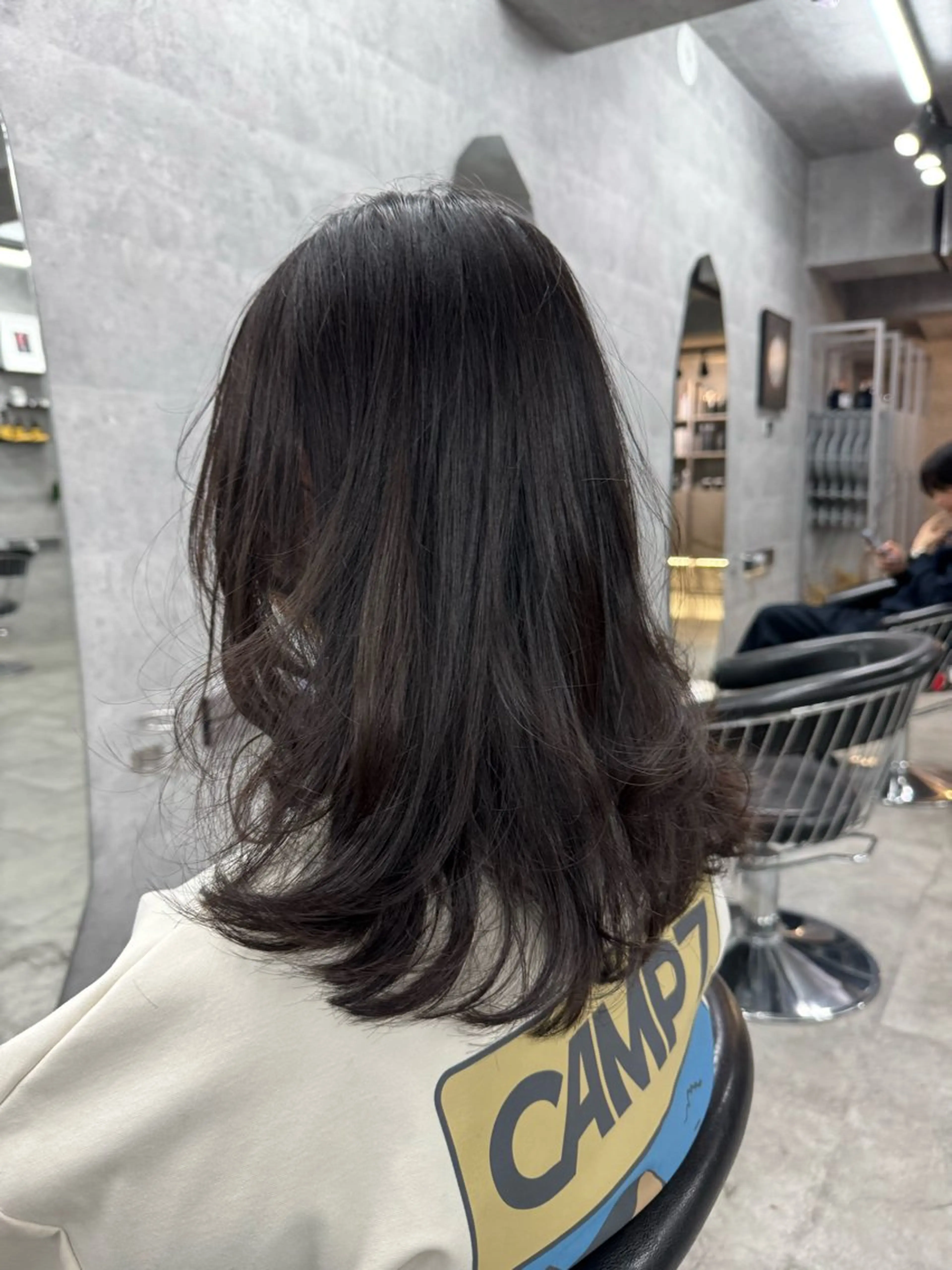 ミディアム パーマ NOOS omotesando所属・あなたのお悩み改善" You"💚❤️💛のヘアスタイル