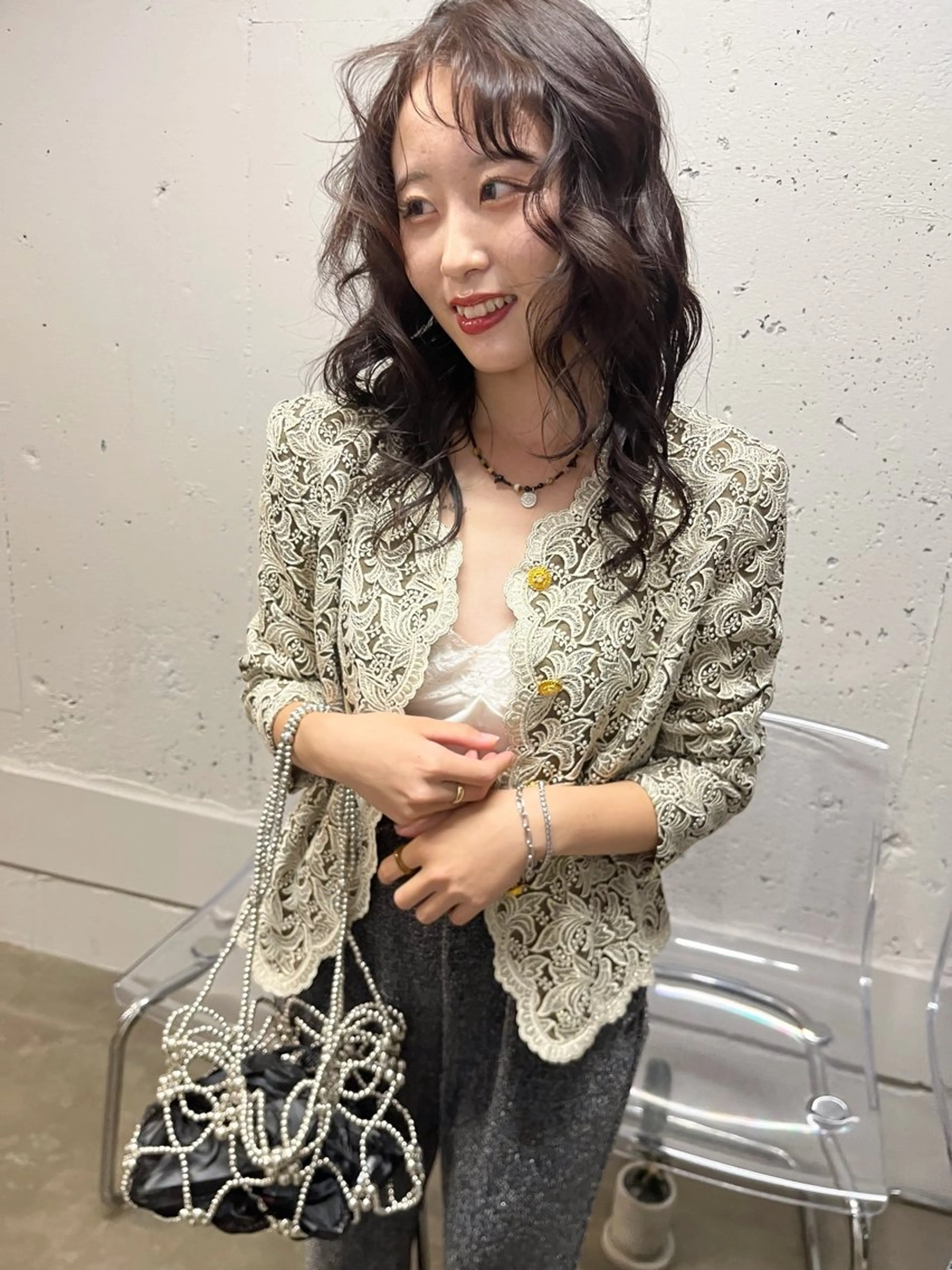 ヘアアレンジ ハイトーン レイヤー🎀meiのヘアスタイル