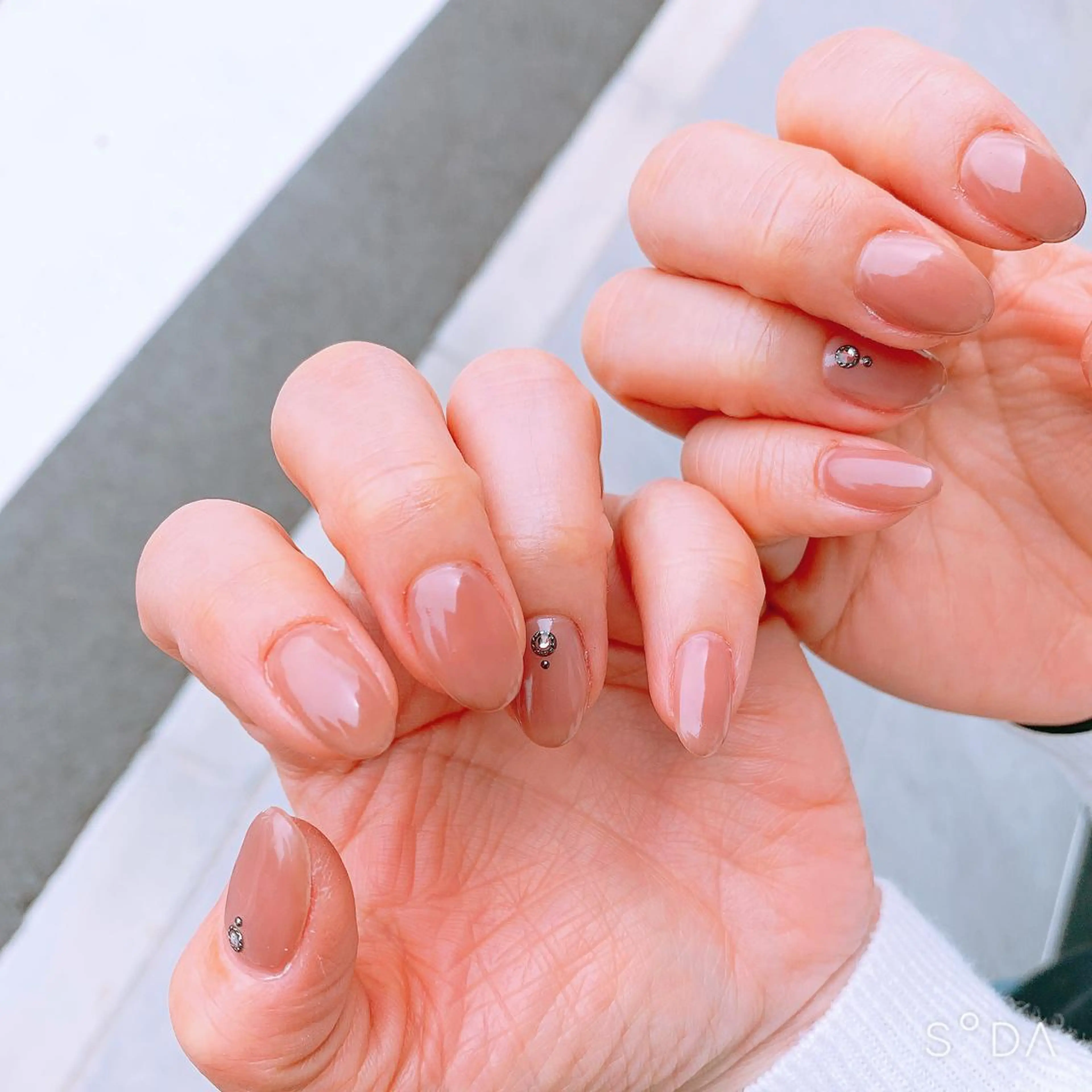 ネイル ワンカラーネイル Rena colore'のネイルデザイン