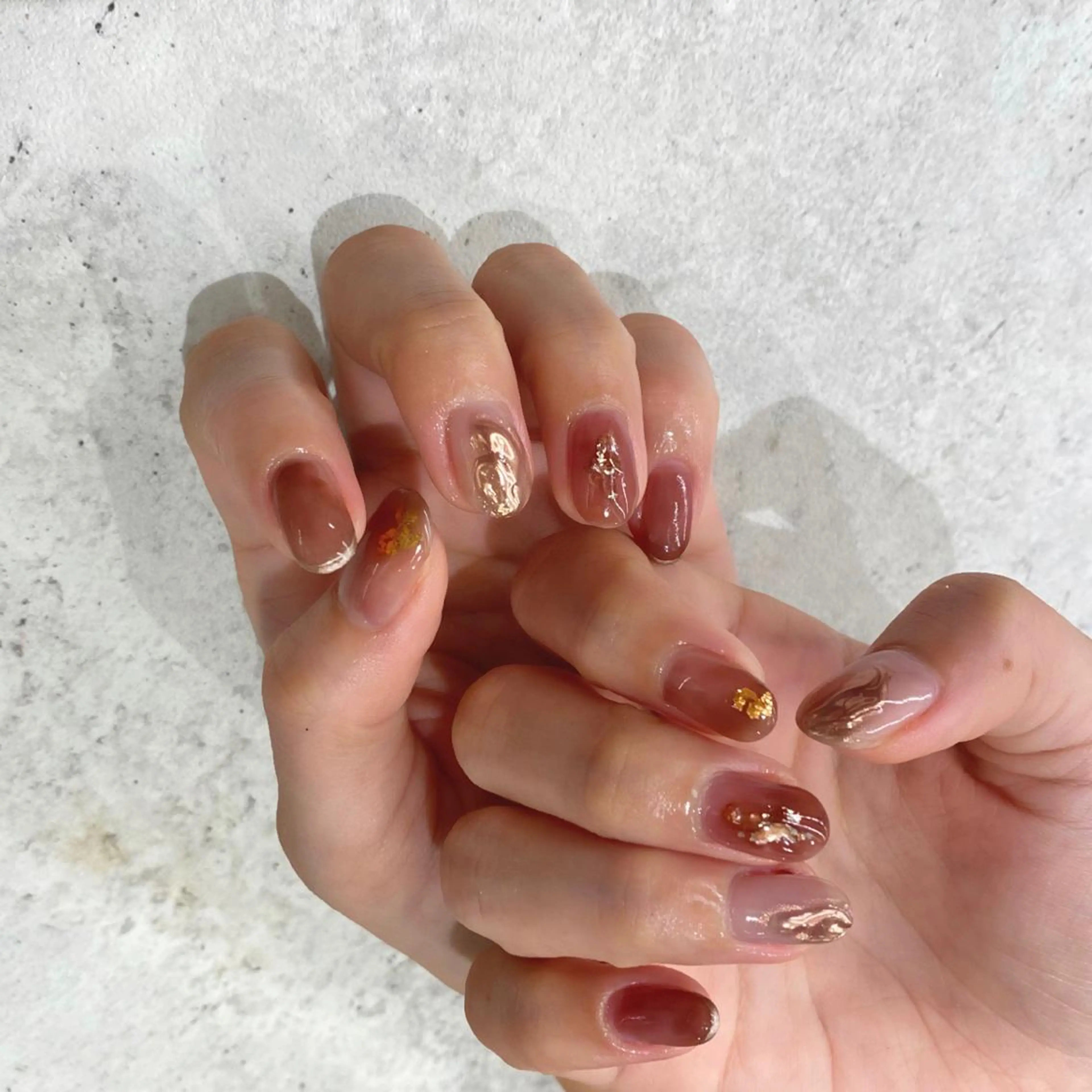 ネイル ハンドネイル Yuriko Omi パラジェル/渋谷のネイルデザイン