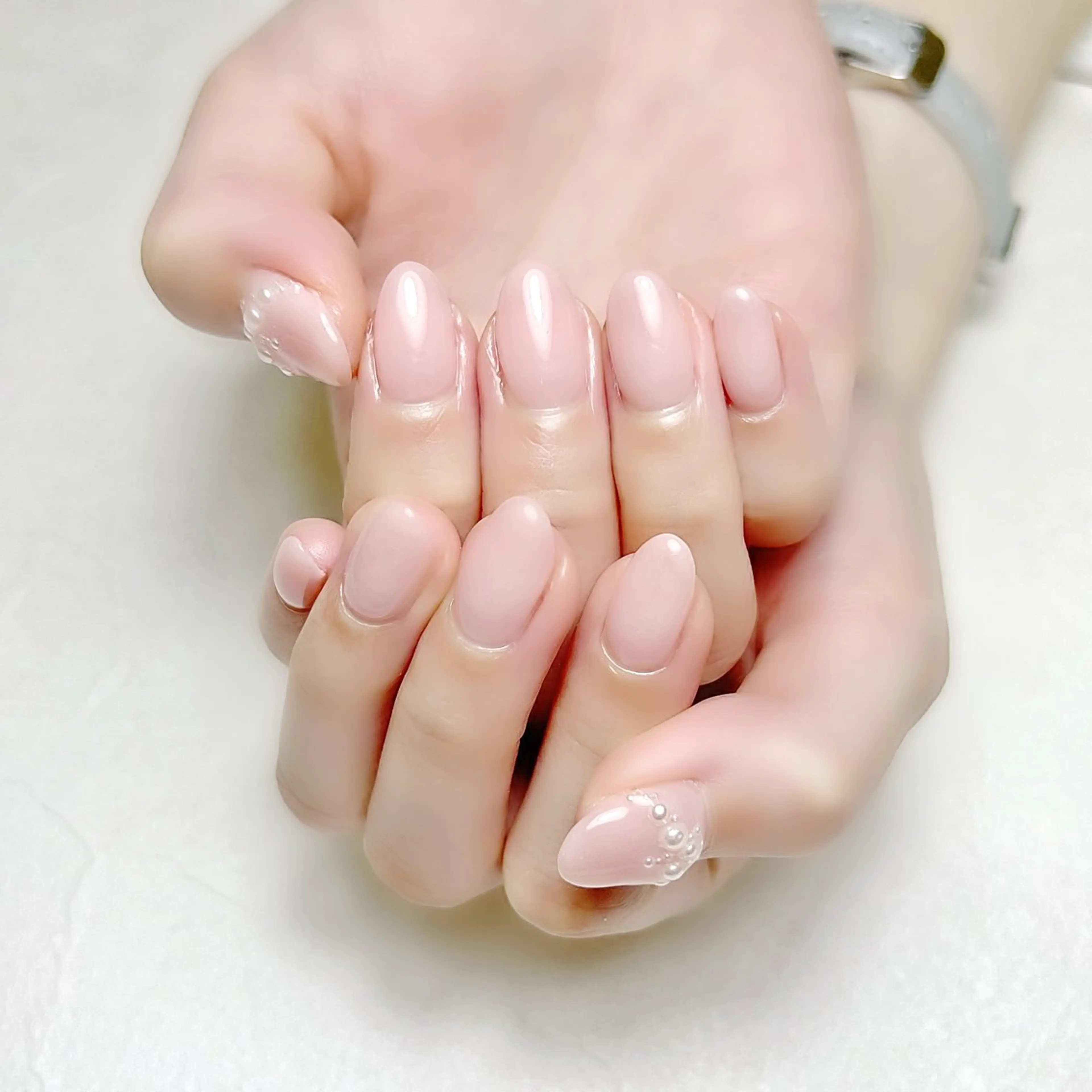 ネイル オフィスネイル ワンカラーネイル rouse nail RISATOのネイルデザイン